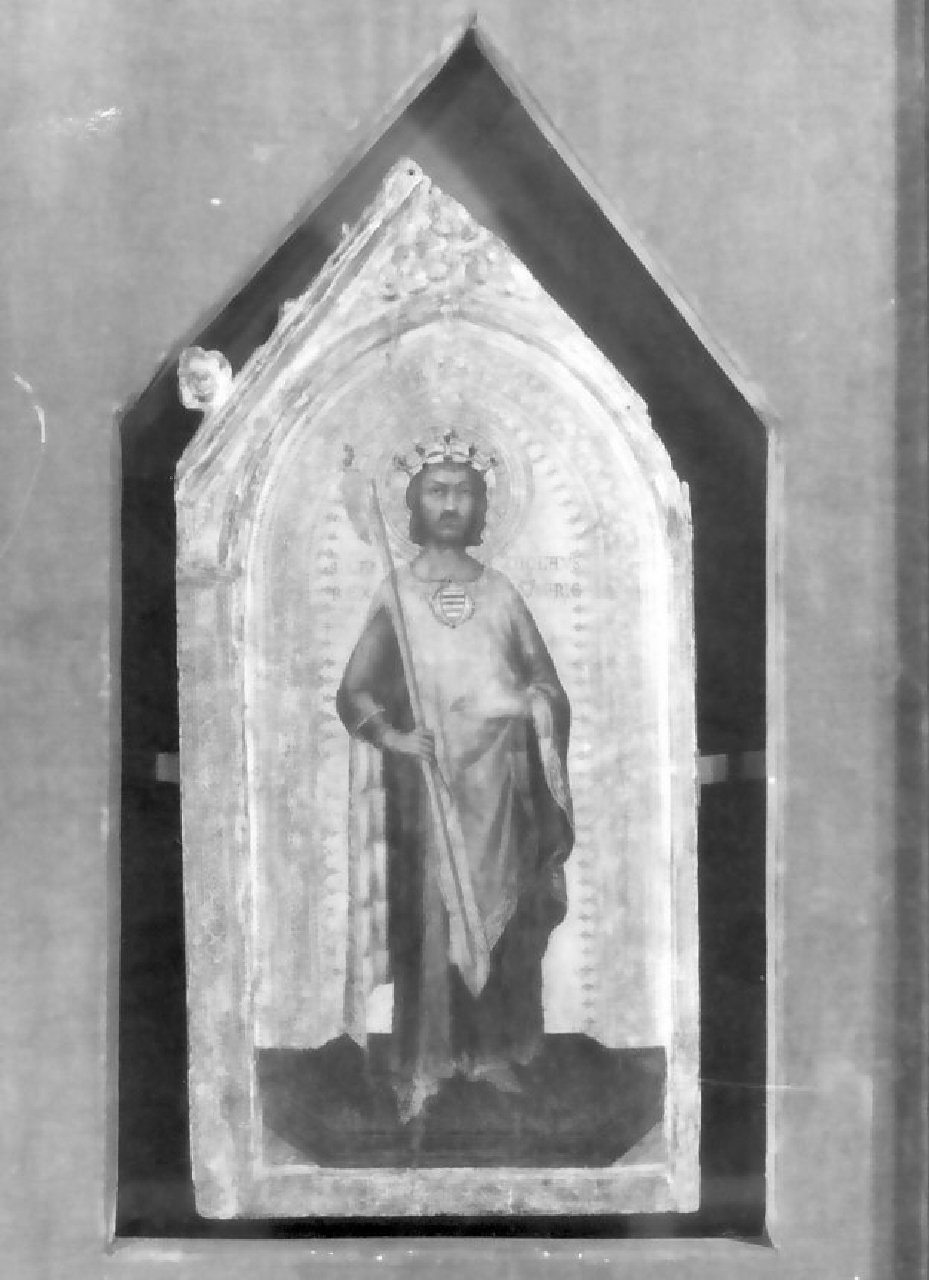 San Ladislao re d'Ungheria (dipinto, opera isolata) di Simone Martini - ambito senese (prima metà sec. XIV)