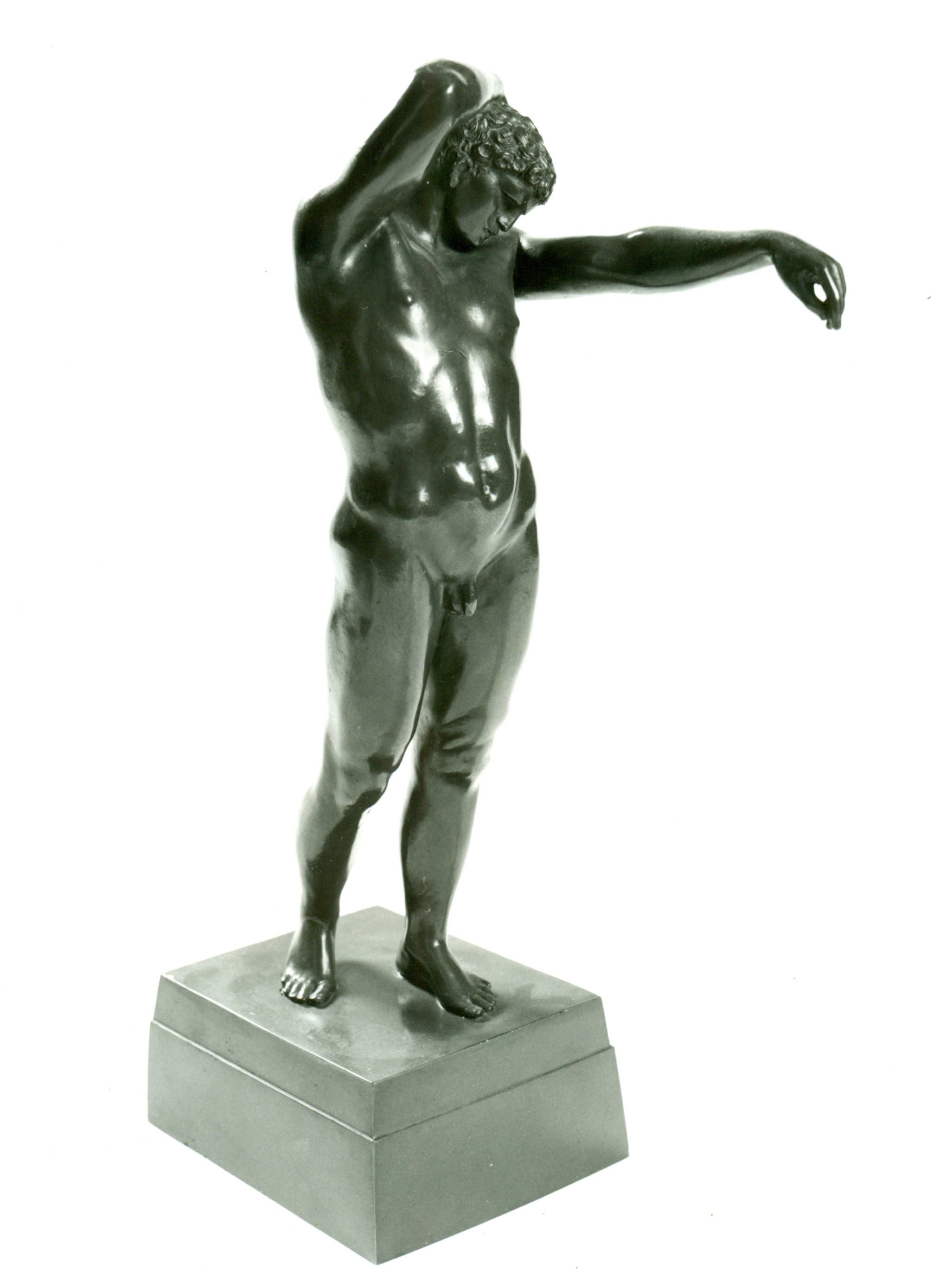 Atleta con braccio proteso, Figura maschile (statua, opera isolata) di Hendrik Christian Andersen (inizio XX)