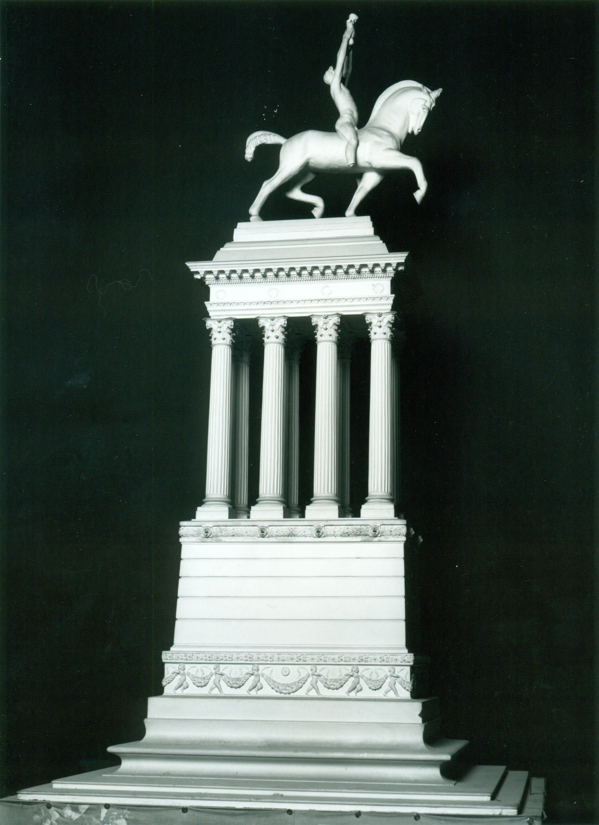 Bozzetto per monumento equestre, Figura a cavallo (scultura, opera isolata) di Hendrik Christian Andersen (prima metà XX)