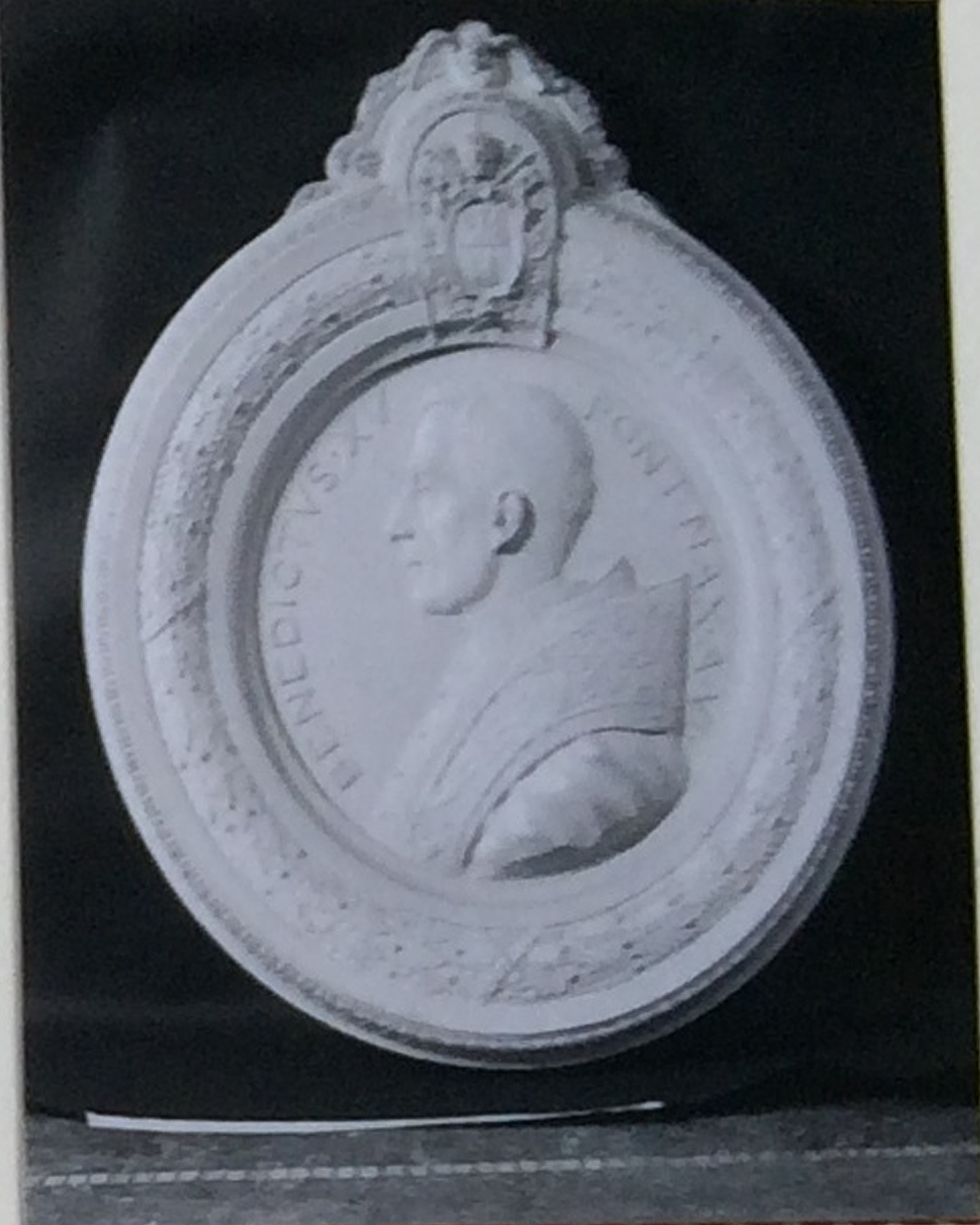 Ritratto di Benedetto XV, Ritratto (medaglione, opera isolata) di Hendrik Christian Andersen (prima metà XX)