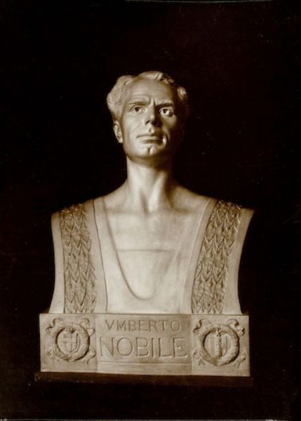 Busto-ritratto di Umberto Nobile, Ritratto (scultura, opera isolata) di Hendrik Christian Andersen (prima metà XX)