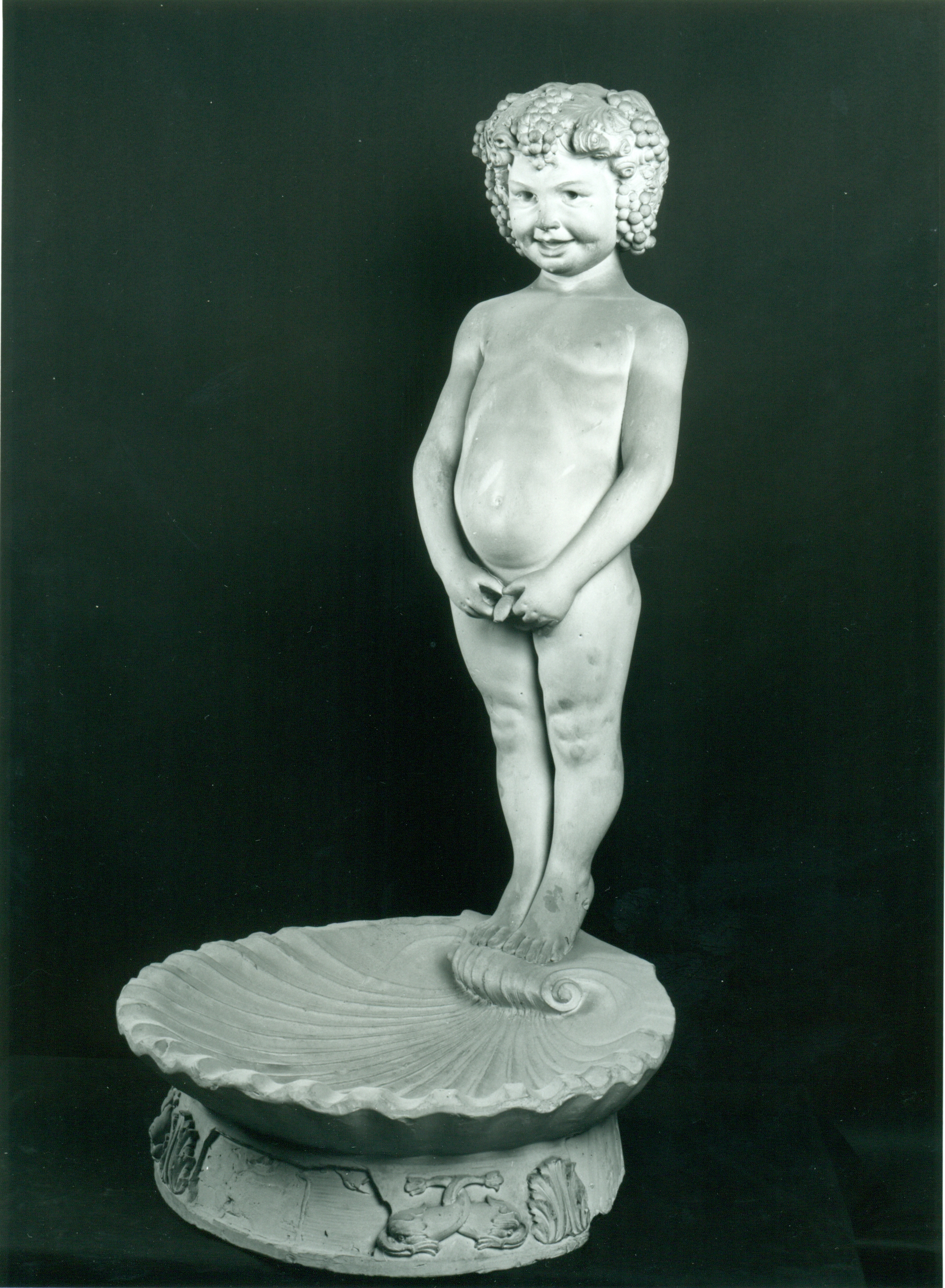 Bacchino su conchiglia per fontana, Figura di bambino (statua, opera isolata) di Hendrik Christian Andersen (prima metà XX)