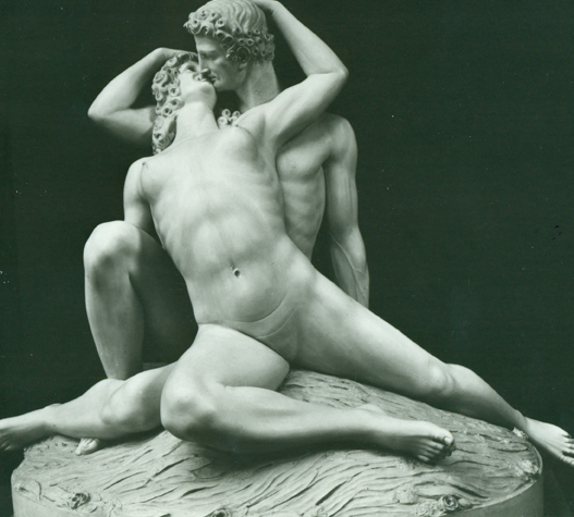 Il Bacio, Coppia di figure (scultura, elemento d'insieme) di Hendrik Christian Andersen (prima metà XX)