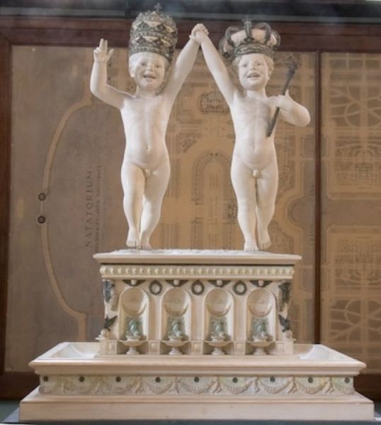 Il Concordato (gruppo per fontana), Due putti (scultura, opera isolata) di Andersen Hendrik Christian (prima metà XX)