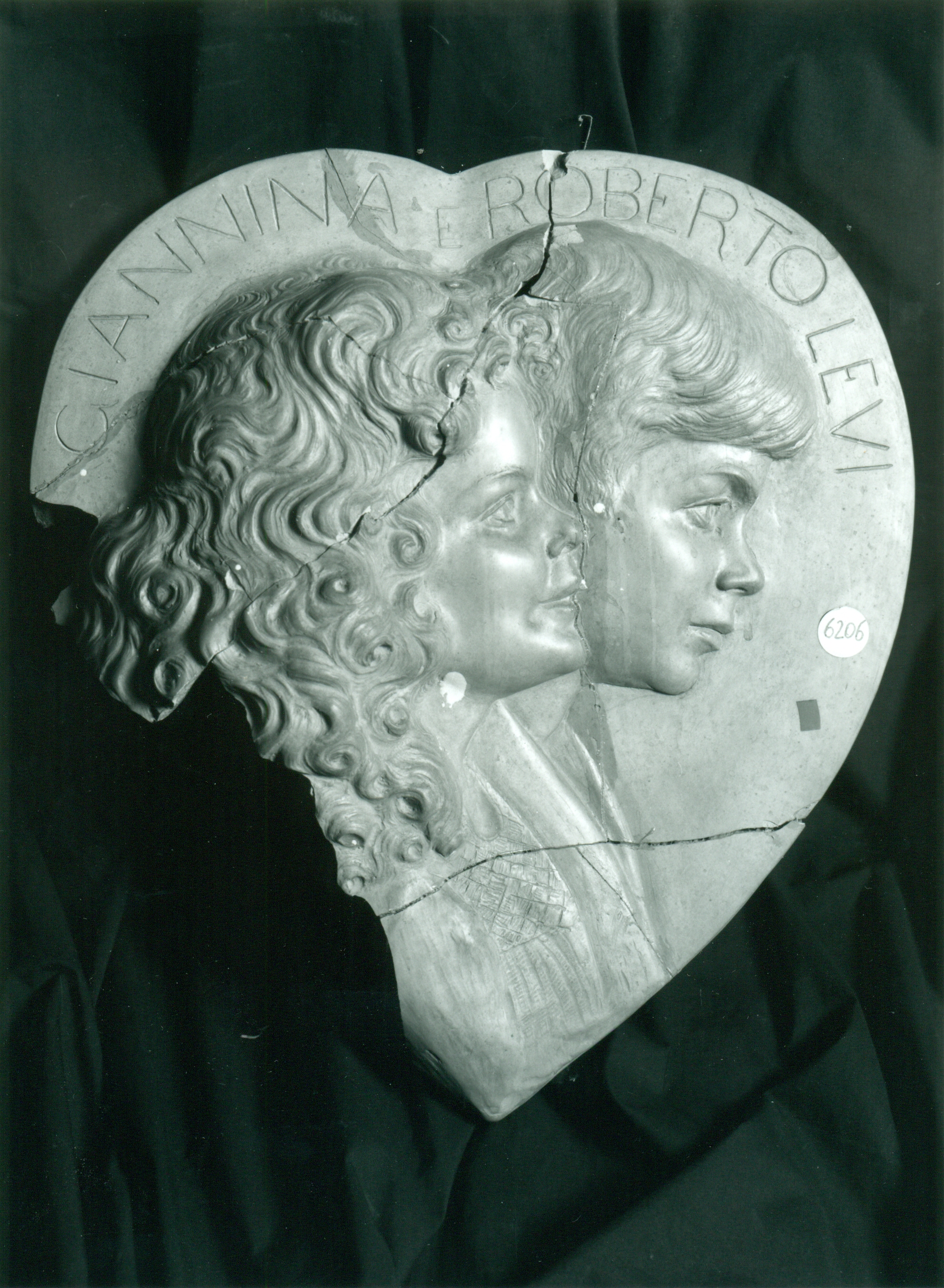 Ritratti di Giannina e Roberto Levi, Ritratti di due bambini (scultura, opera isolata) di Andersen Hendrik Christian (attribuito) (prima metà XX)
