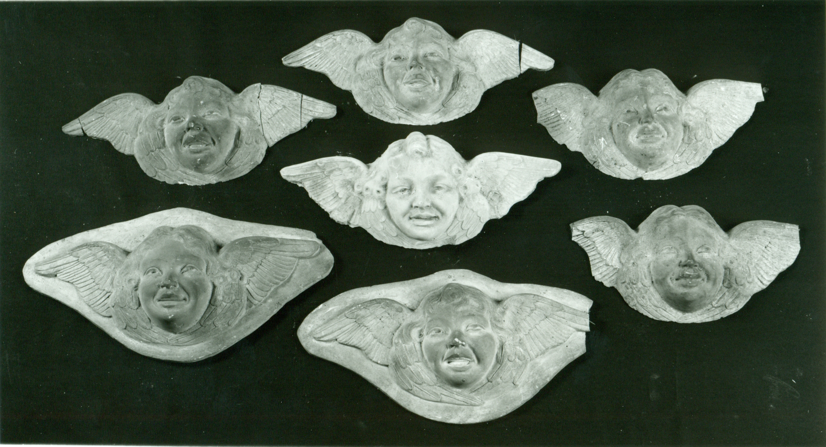 Teste di cherubini, Elementi decorativi (scultura, complesso decorativo) di Andersen Hendrik Christian (attribuito) (prima metà XX)