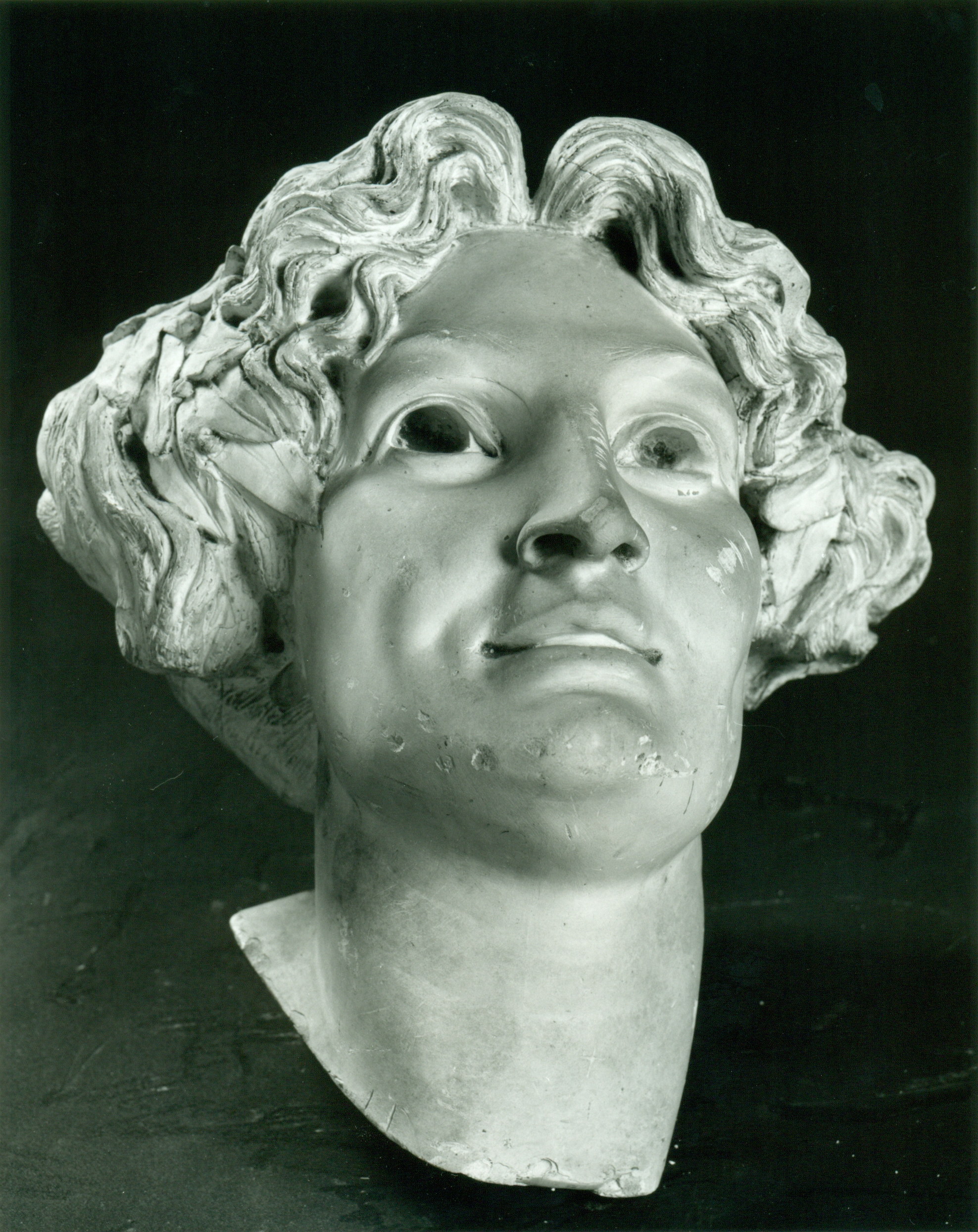 Testa femminile, Scultura di testa (statua, opera isolata) di Andersen Hendrik Christian (attribuito) (inizio XX)
