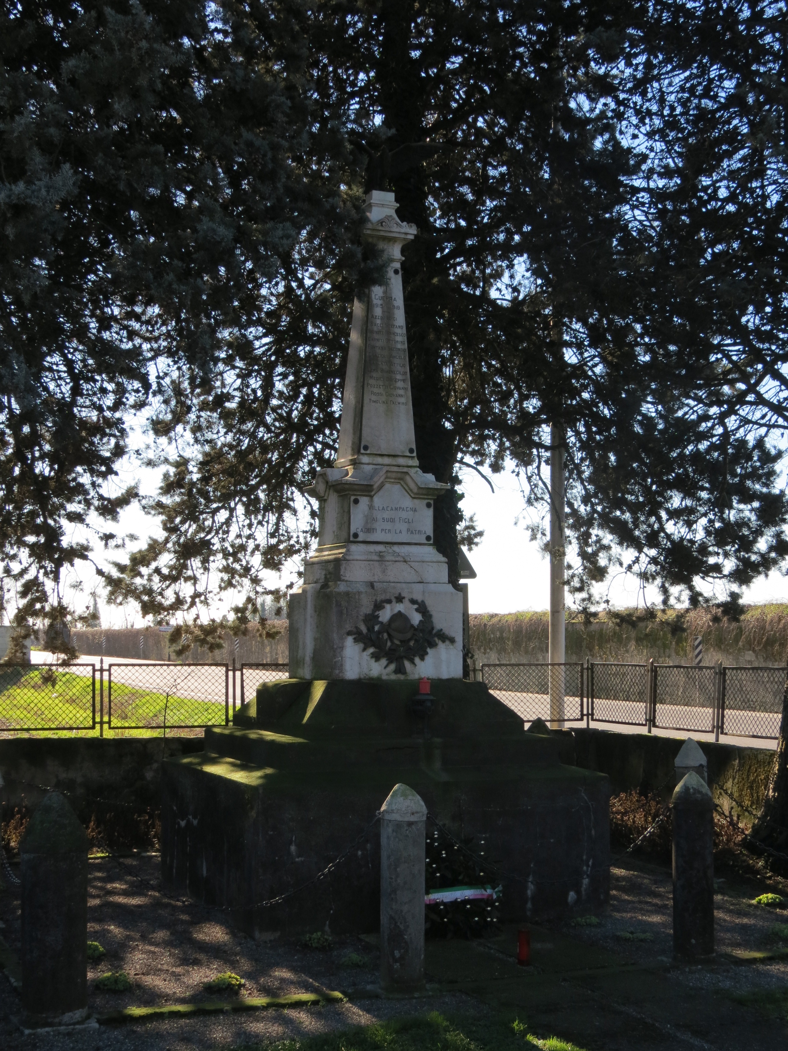 monumento ai caduti - ad obelisco - ambito italiano (sec. XX)