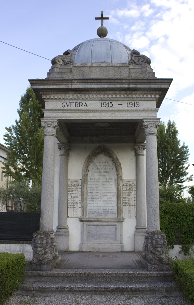 monumento ai caduti - a tempietto, opera isolata - ambito italiano (sec. XX, sec. XX)