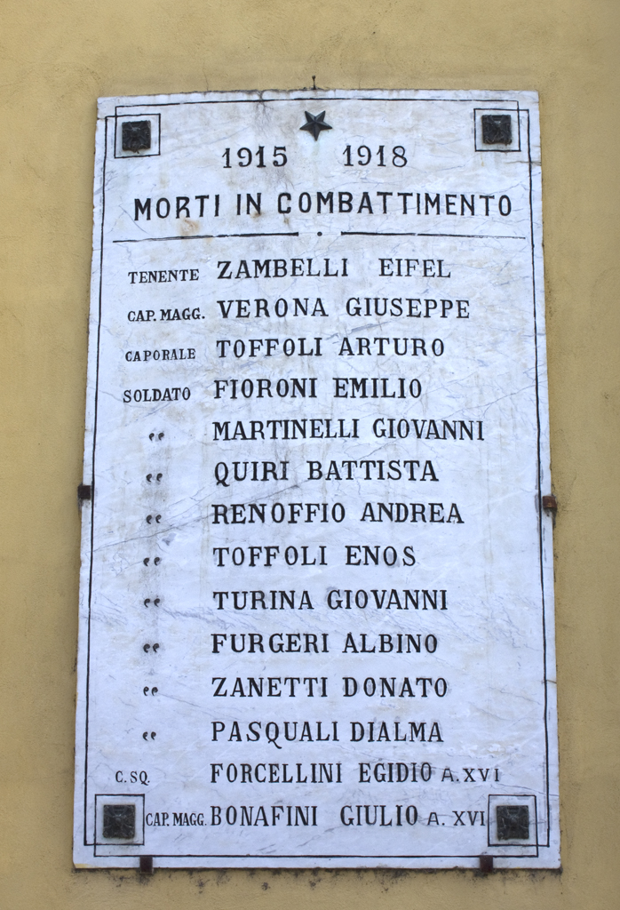 stella (lapide commemorativa ai caduti, coppia) - ambito italiano (sec. XX)