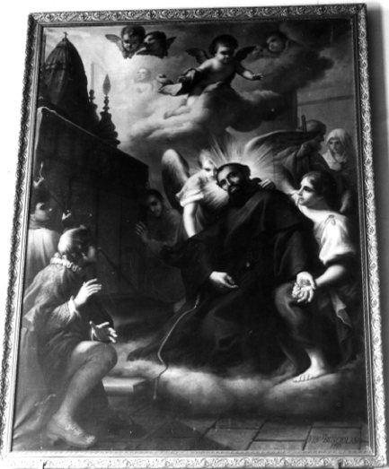 Estasi del Beato Bonaventura da Potenza (dipinto, opera isolata) di Busciolano Vincenzo (attribuito) (XX)