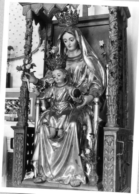 Madonna della Rupe, Madonna con Bambino (scultura, opera isolata) - bottega leccese (inizio sec. XX)