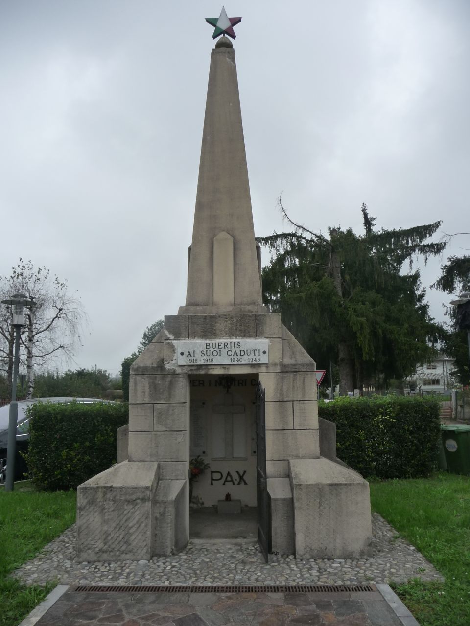 soggetto assente (monumento ai caduti - ad obelisco, opera isolata) - ambito friulano (inizio/ metà XX)