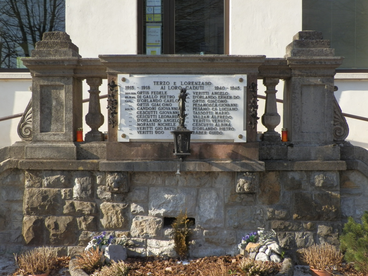 soggetto assente (monumento ai caduti - a scalinata, opera isolata) - ambito carnico (prima metà XX)