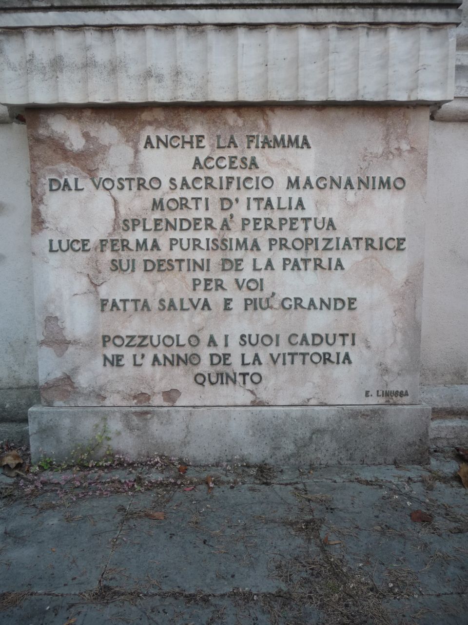 soggetto assente (lapide commemorativa ai caduti, serie) - ambito friulano (primo quarto XX)