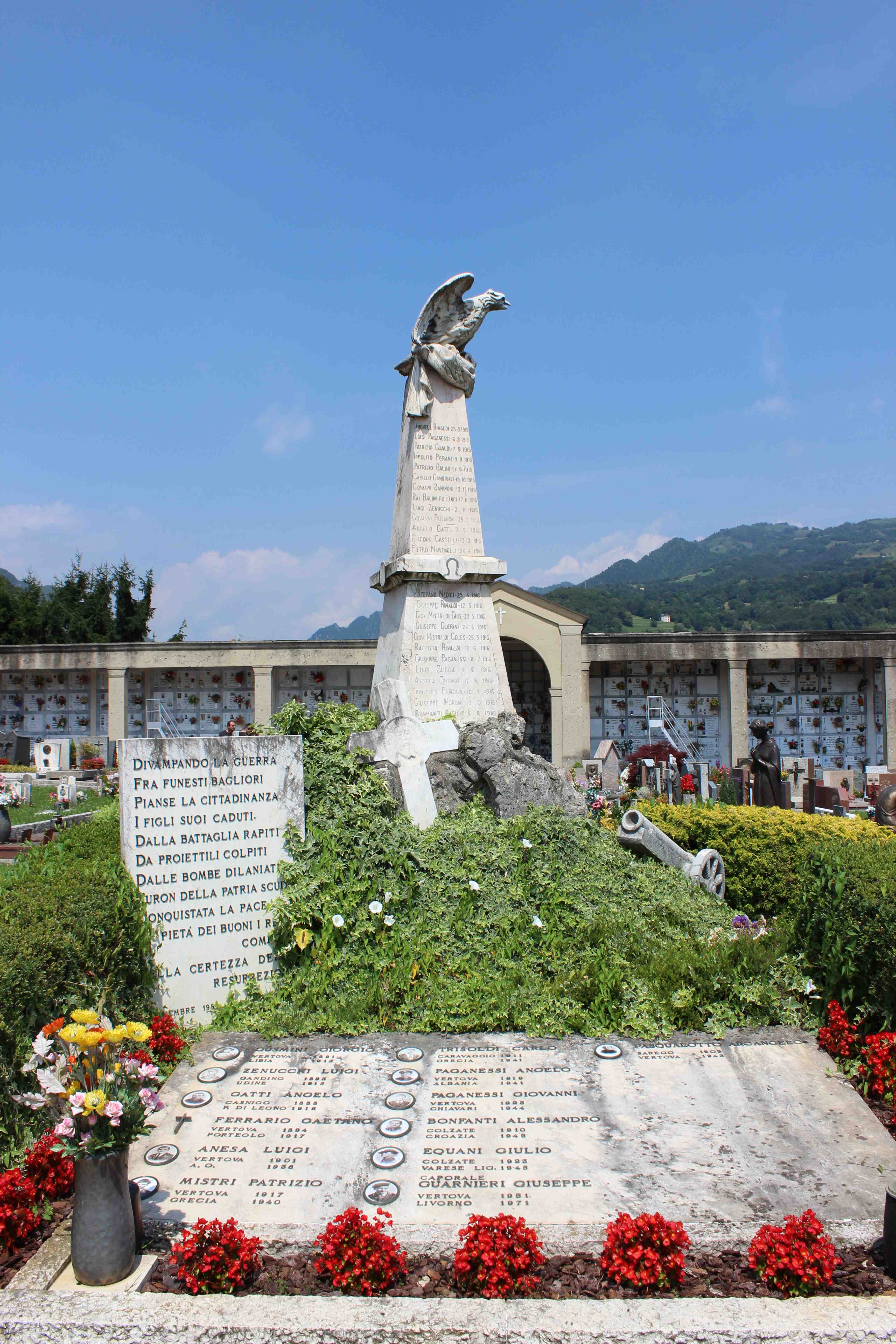 monumento ai caduti - ad obelisco, opera isolata - ambito italiano (prima metà sec. XX)