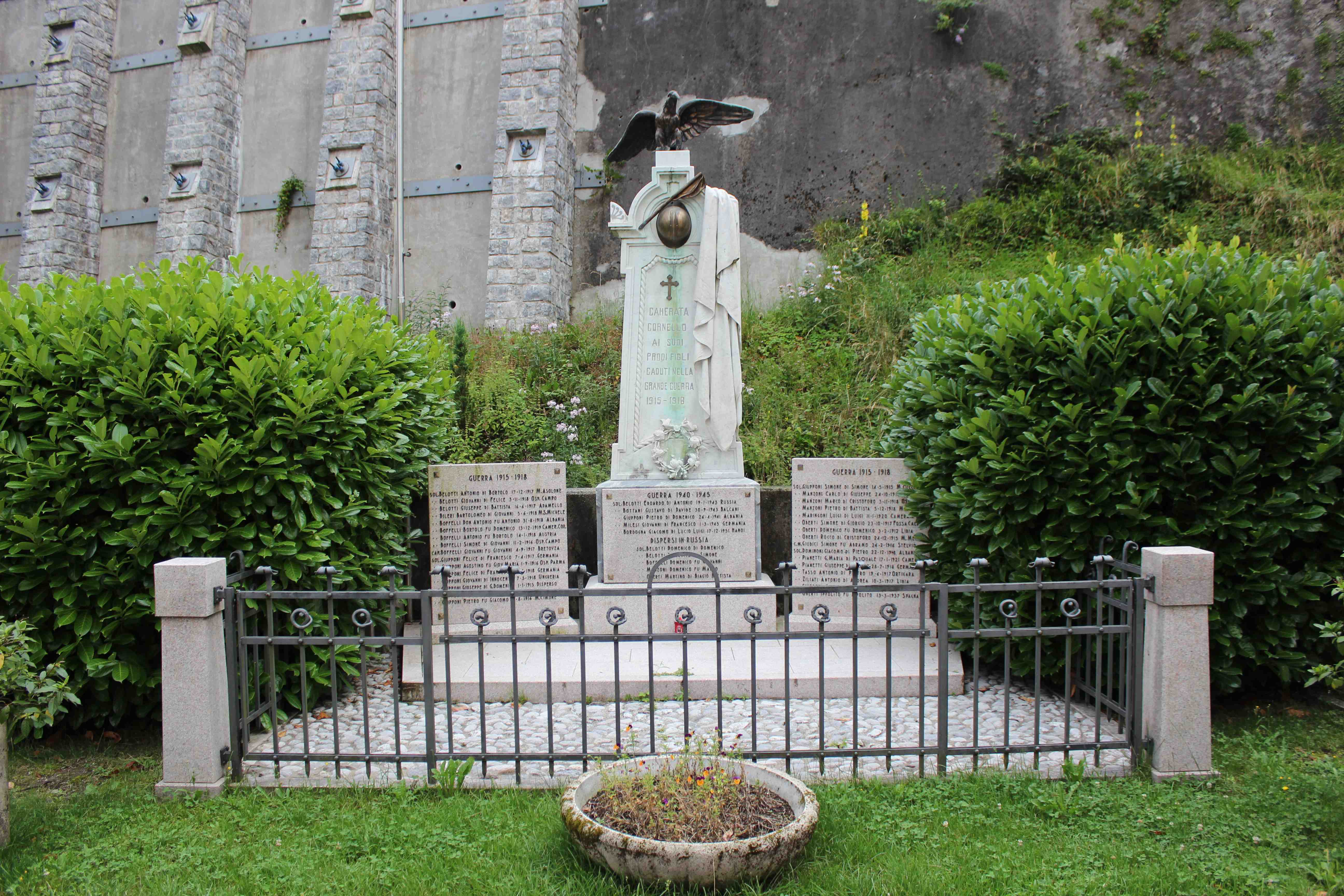 monumento ai caduti - a lapide, opera isolata - ambito italiano (prima metà sec. XX)