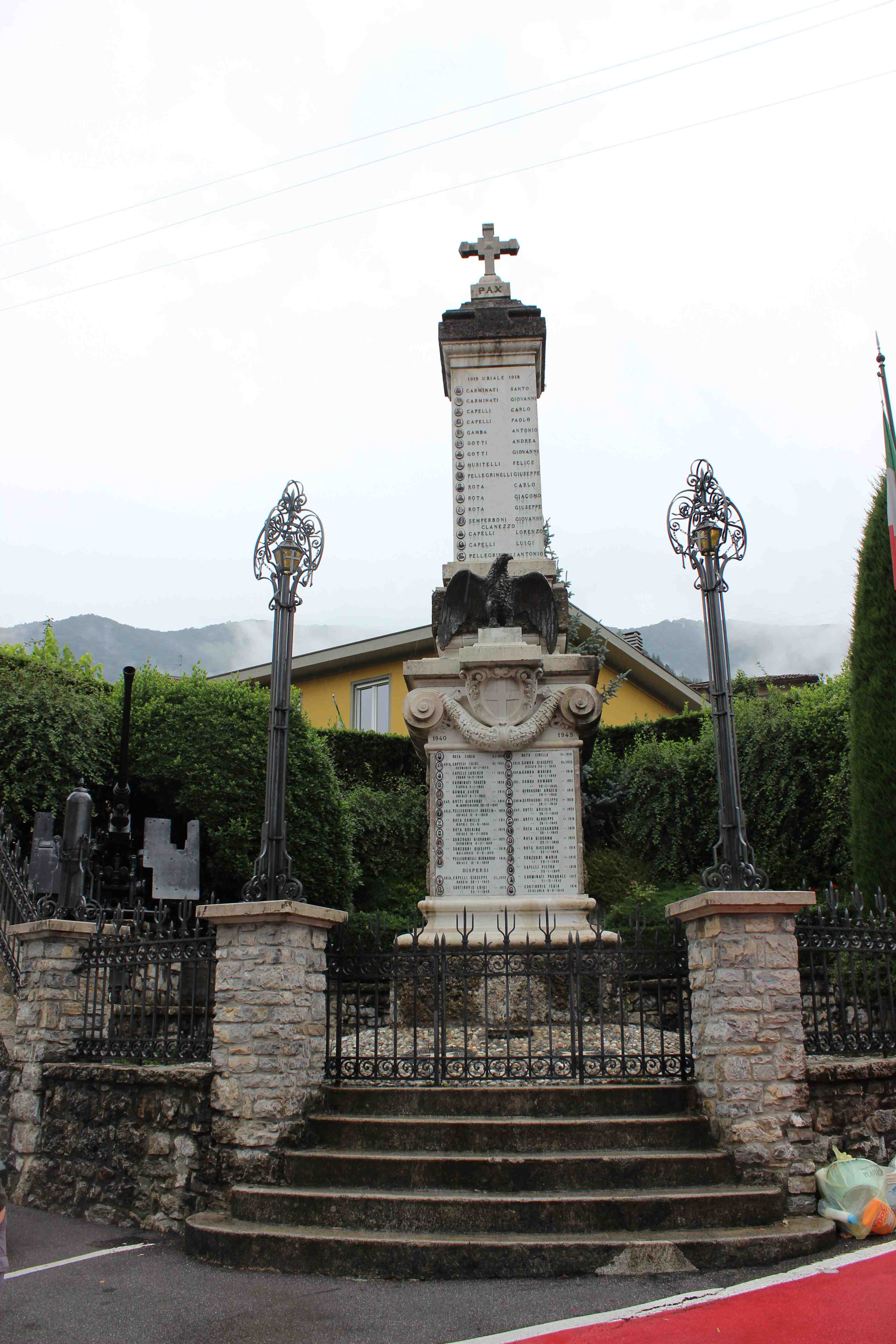 monumento ai caduti - a stele, opera isolata - ambito italiano (prima metà sec. XX)