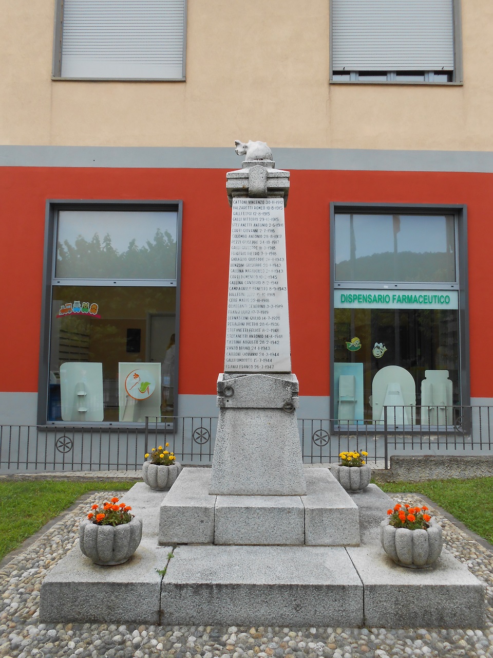 monumento ai caduti - a cippo, opera isolata - ambito italiano (sec. XX)