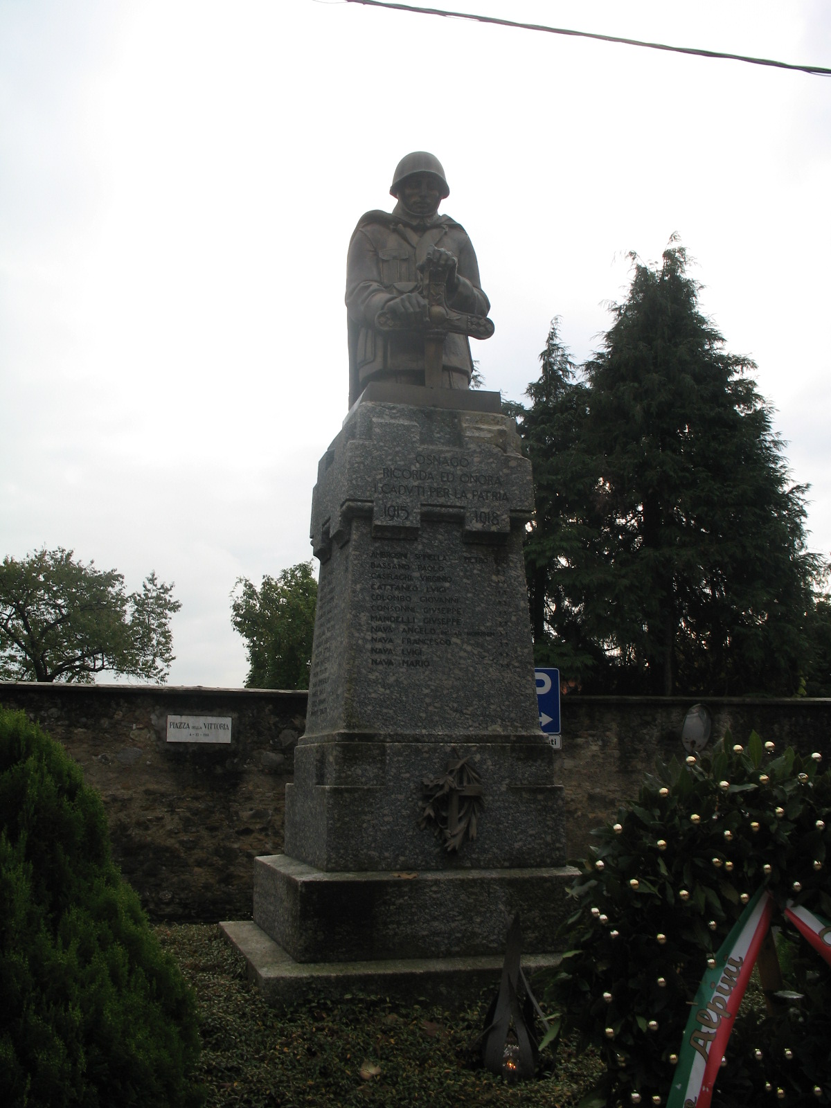 figura di soldato (monumento ai caduti - a cippo) - ambito italiano (XX secolo)
