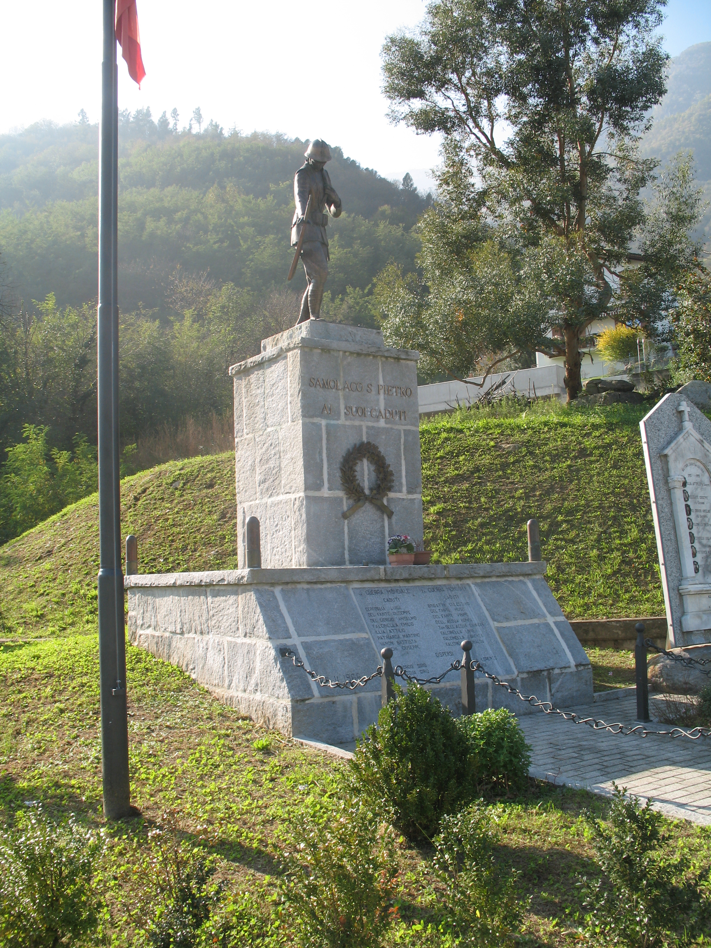 figura di soldato: fante (monumento ai caduti - a cippo) - ambito italiano (XX secolo)