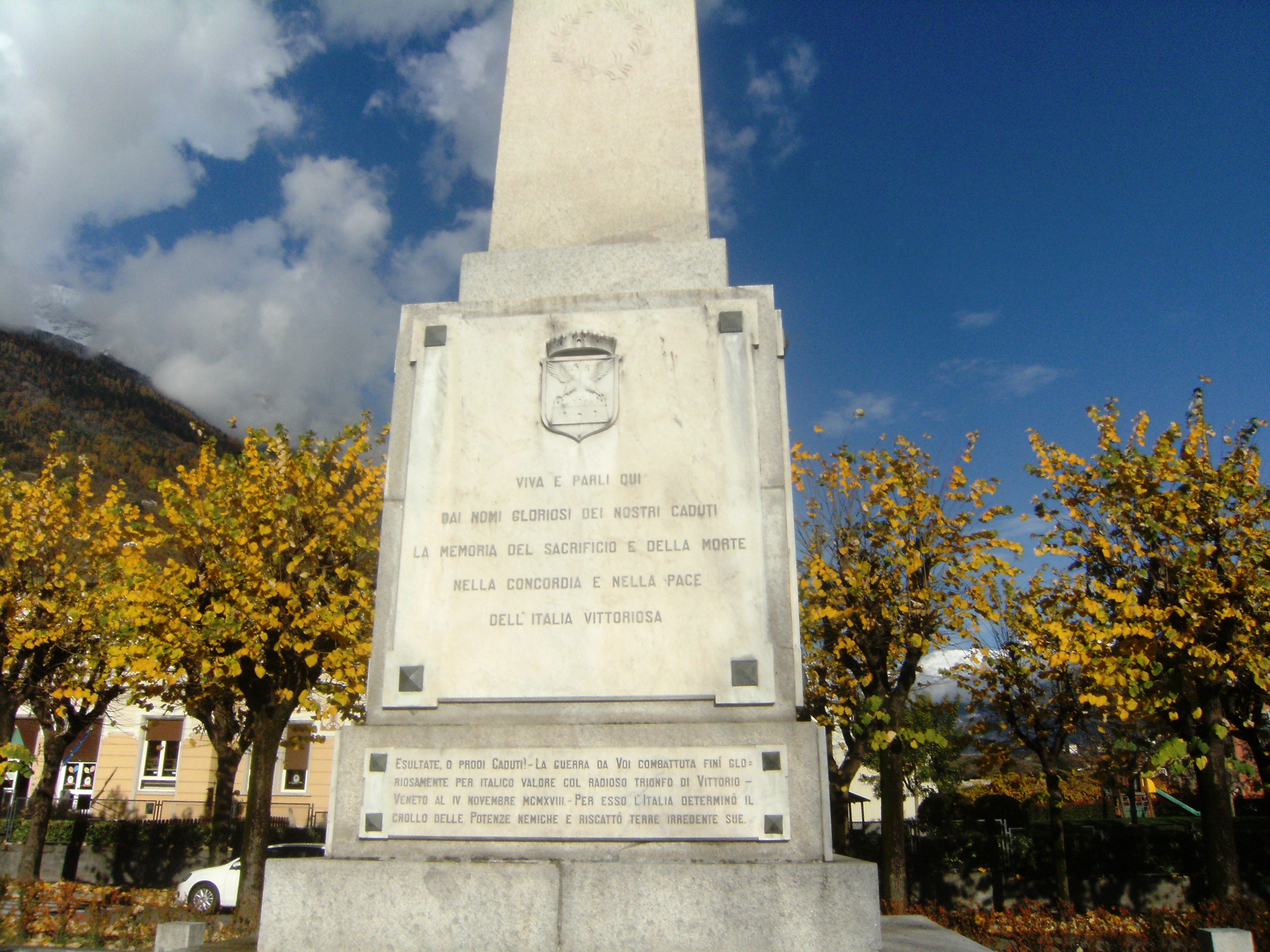 monumento ai caduti - ad obelisco - ambito italiano (XX secolo, XX secolo)