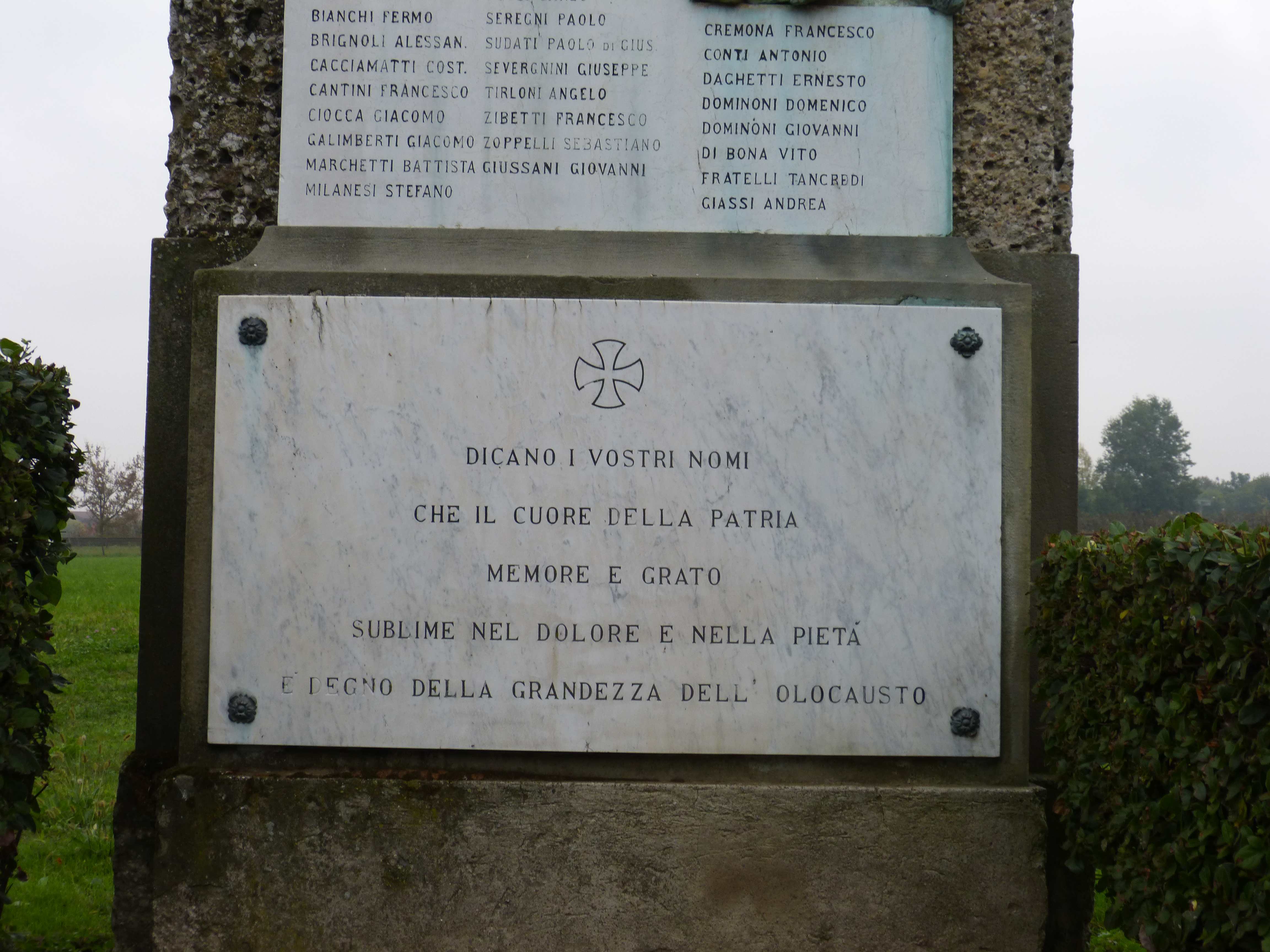 Allegoria della Vittoria (monumento ai caduti - a lapide, opera isolata) di Soliveri Rustico (attribuito) (prima metà sec. XX)