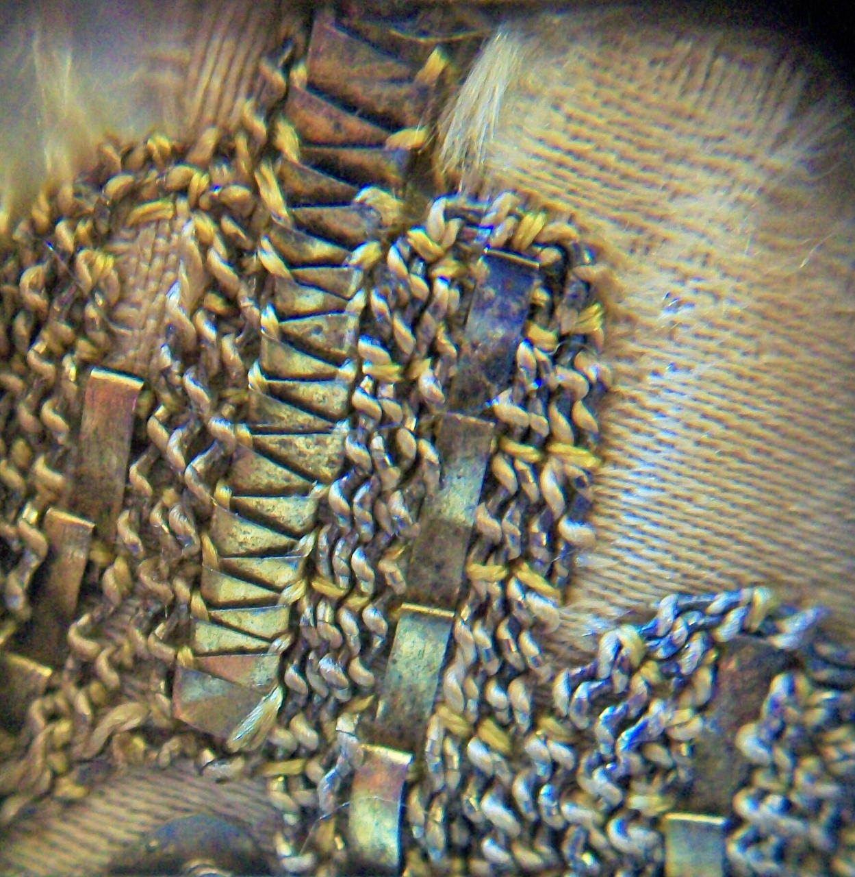 tralci vegetali e simboli eucaristici (conopeo di pisside, opera isolata) - manifattura francese (secondo quarto sec. XVIII)