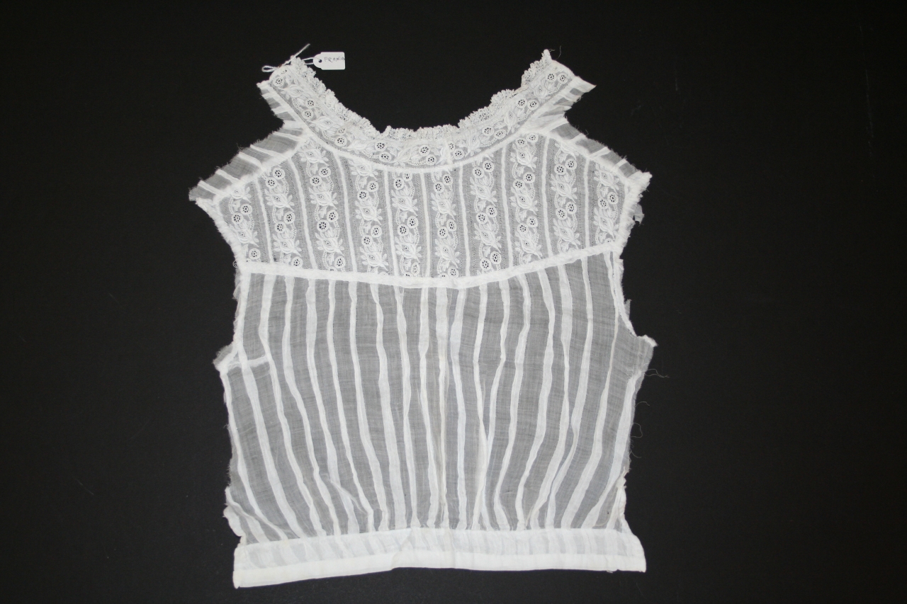 camicetta, da giorno, femminile - ambito francese (terzo quarto sec. XIX)