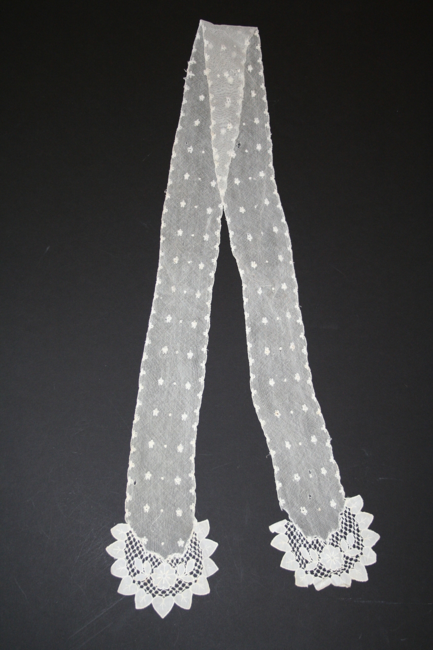 cravatta, opera isolata - manifattura francese (ultimo quarto sec. XIX)