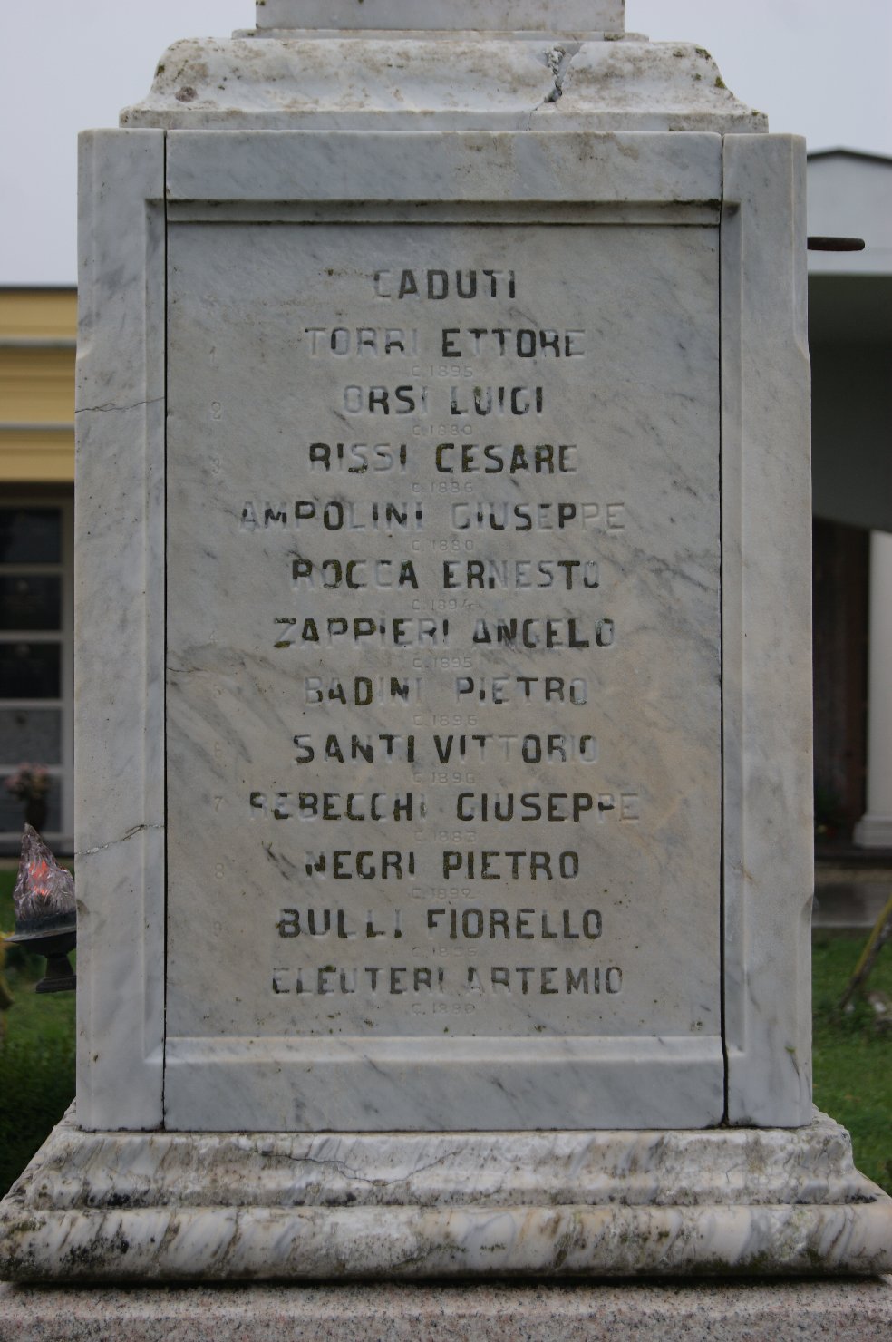 figura di soldato: fante (monumento ai caduti - a cippo) - ambito piacentino (sec. XX)