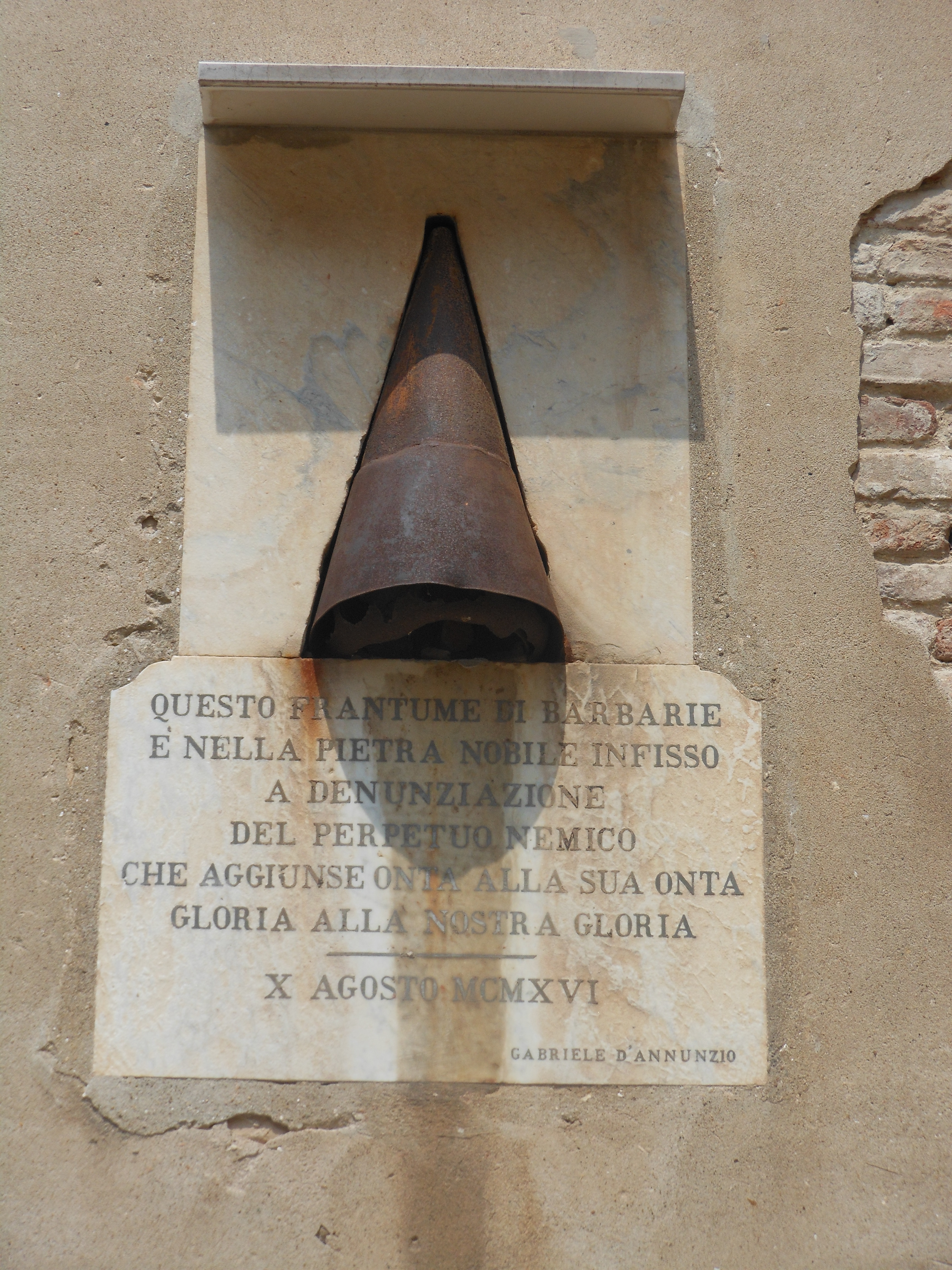 soggetto assente (lapide commemorativa ai caduti) - ambito veneziano (primo quarto XX)
