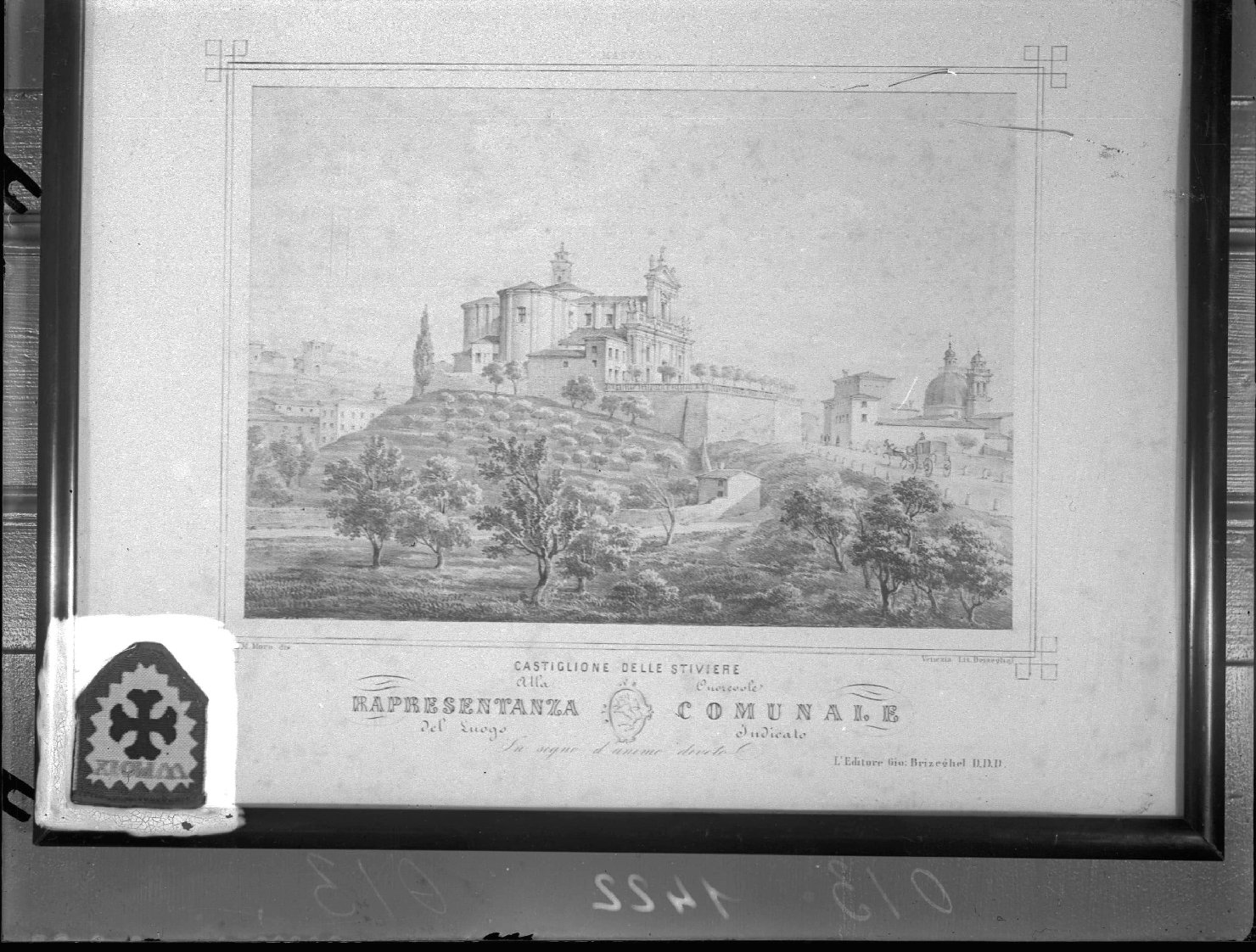 Risorgimento - Musei storici - Allestimenti - Mantova - Castiglione delle Stiviere - Litografia (negativo) di Moro, Marco, Bonacini (XX)