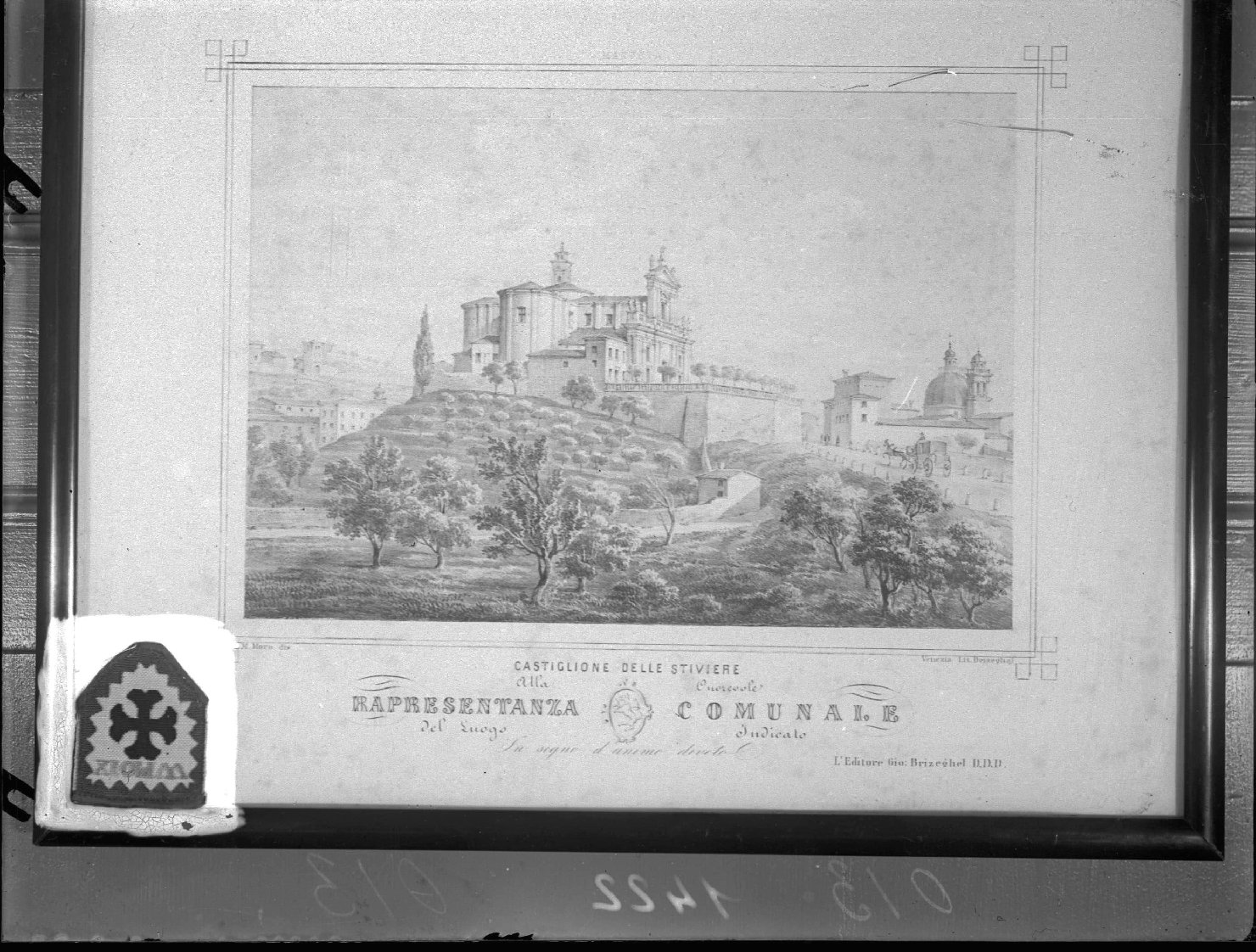 Risorgimento - Musei storici - Allestimenti - Mantova - Castiglione delle Stiviere - Litografia (negativo) di Moro, Marco, Bonacini (XX)