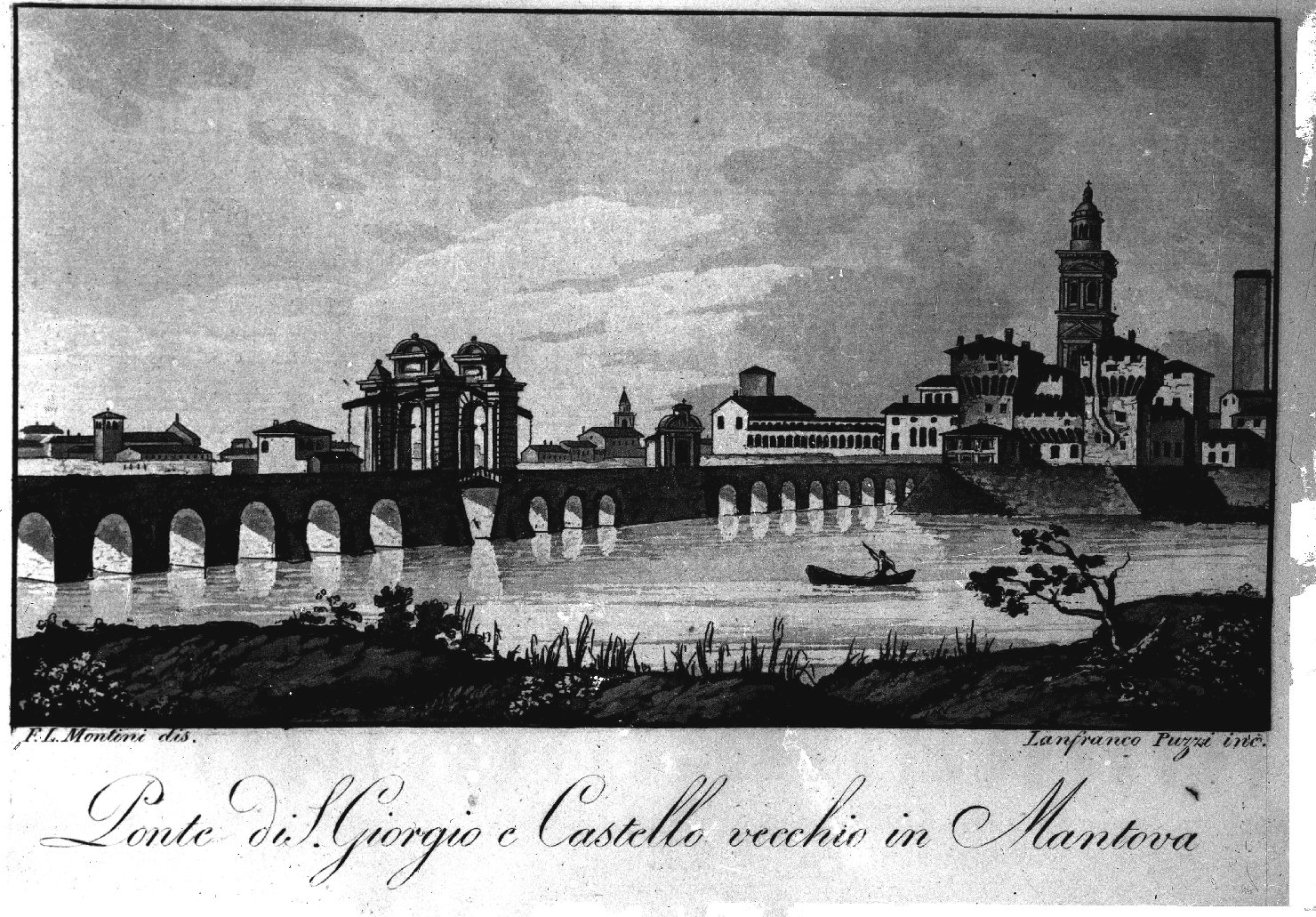 Risorgimento - Musei storici - Allestimenti - Mantova - Incisione - Stampa (negativo) di Montini, Filippo Luigi, Puzzi, Lanfranco, Bonacini (XX)