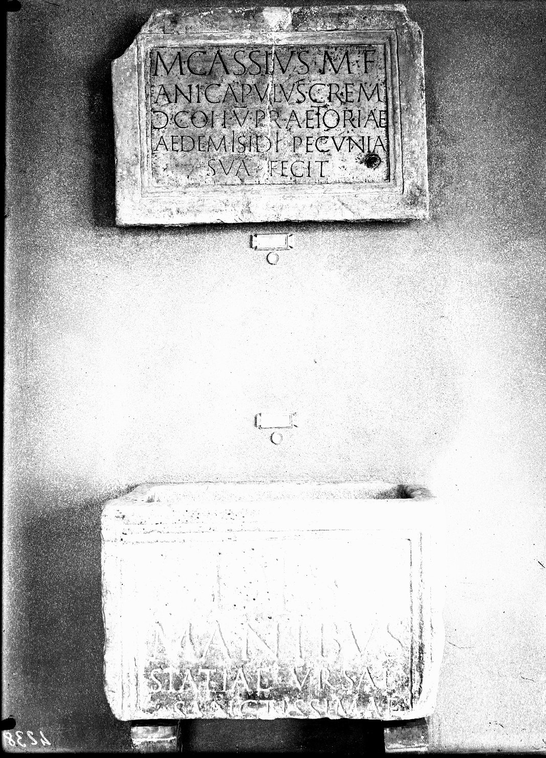 Mantova - Palazzo Ducale - Sculture - Lapidi (negativo) di Anonimo (XX)