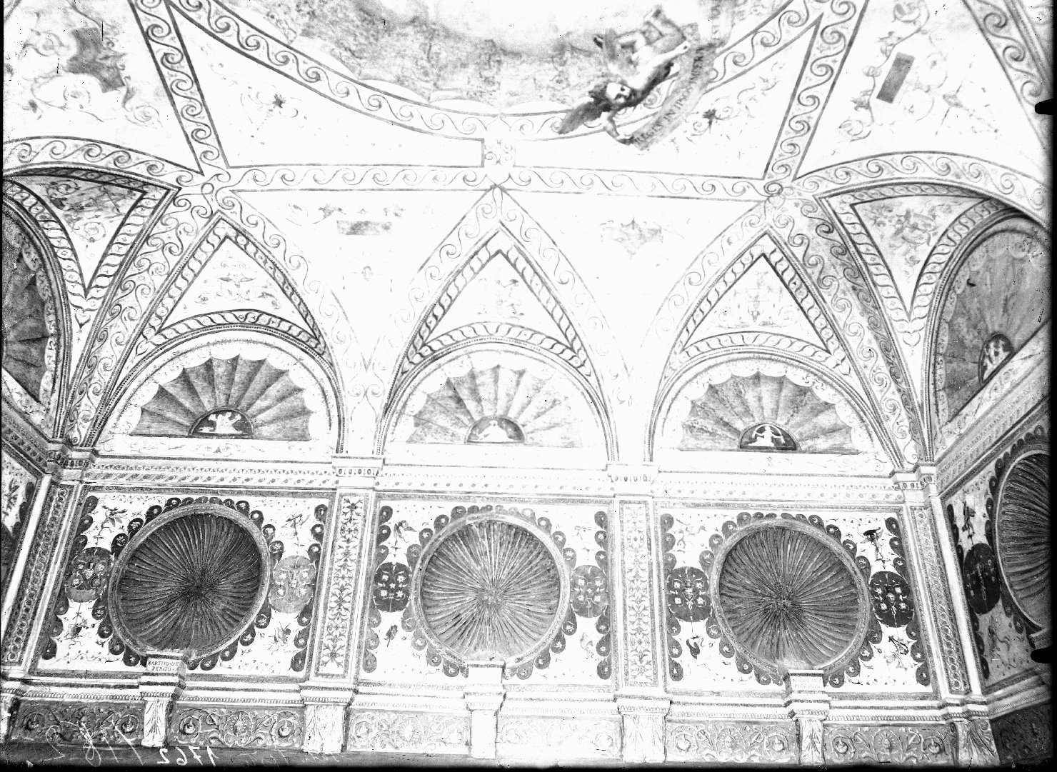Architetture - Mantova - Palazzo Ducale - Dipinti murali (negativo) di Giulio Romano, Anonimo (XX)