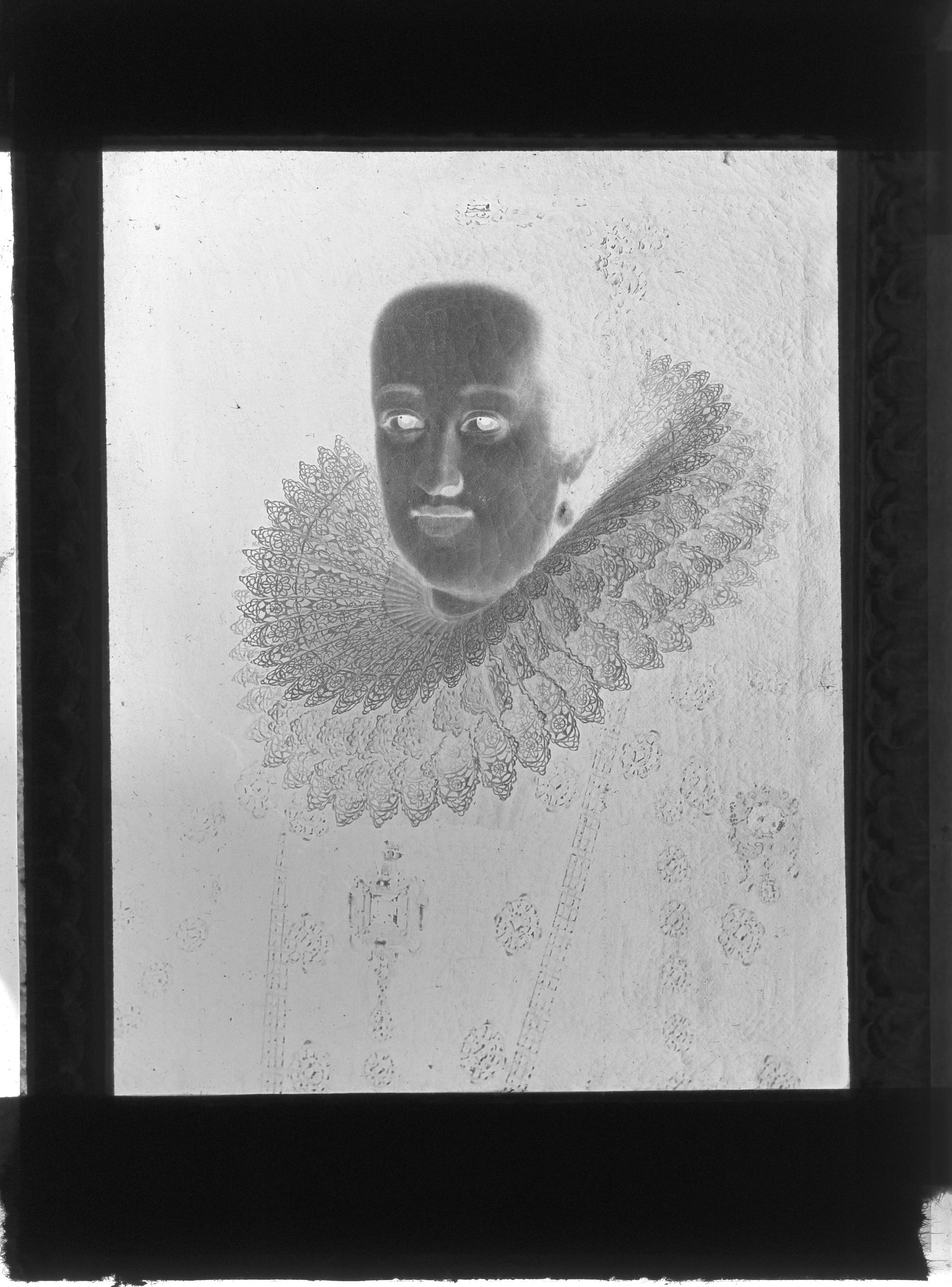 Ritratto di dama - Dipinti - Esposizioni (negativo) di Anonimo (XX)