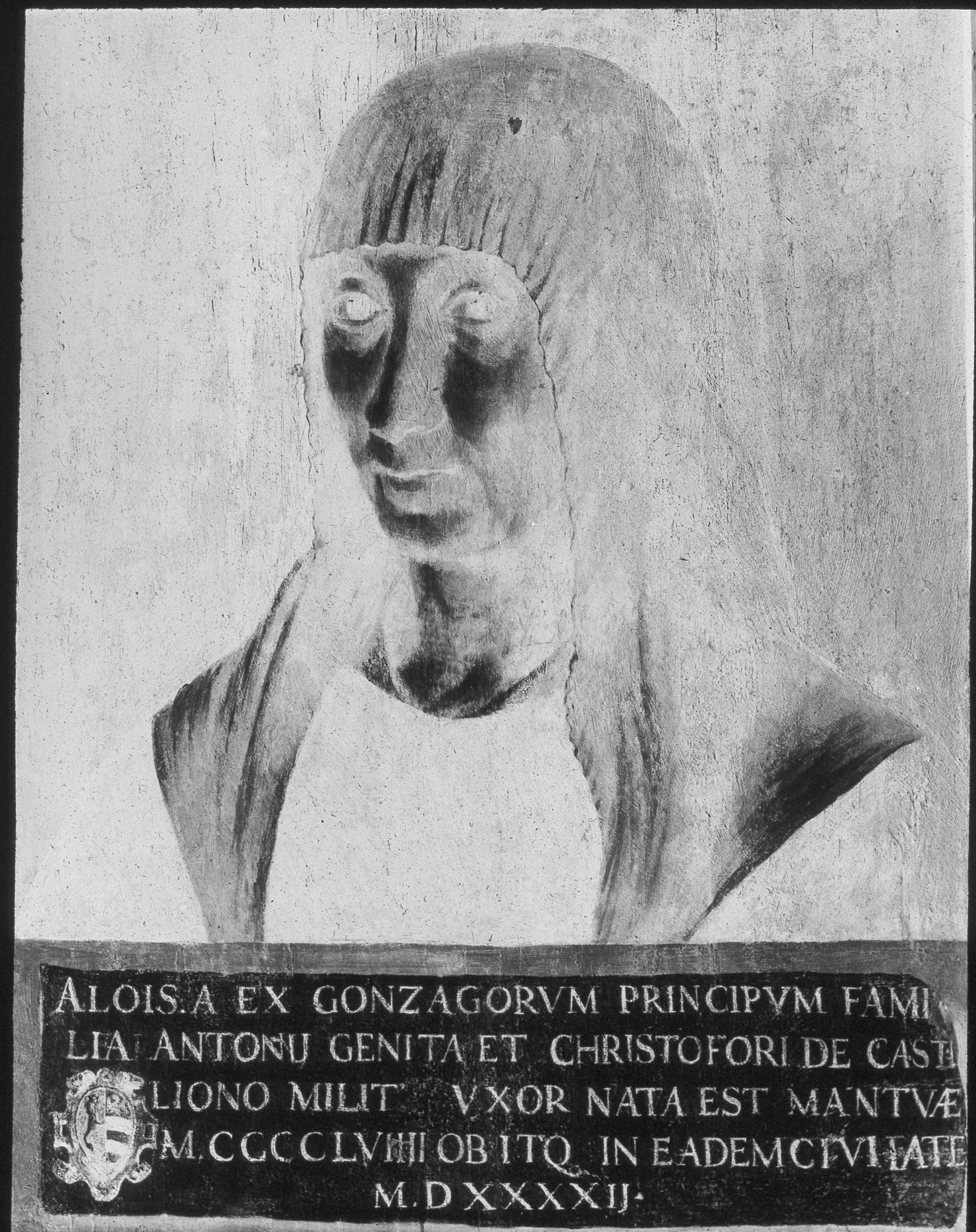 Luigia Gonzaga - Ritratti - Dipinti - Esposizioni (negativo) di Anonimo (XX)