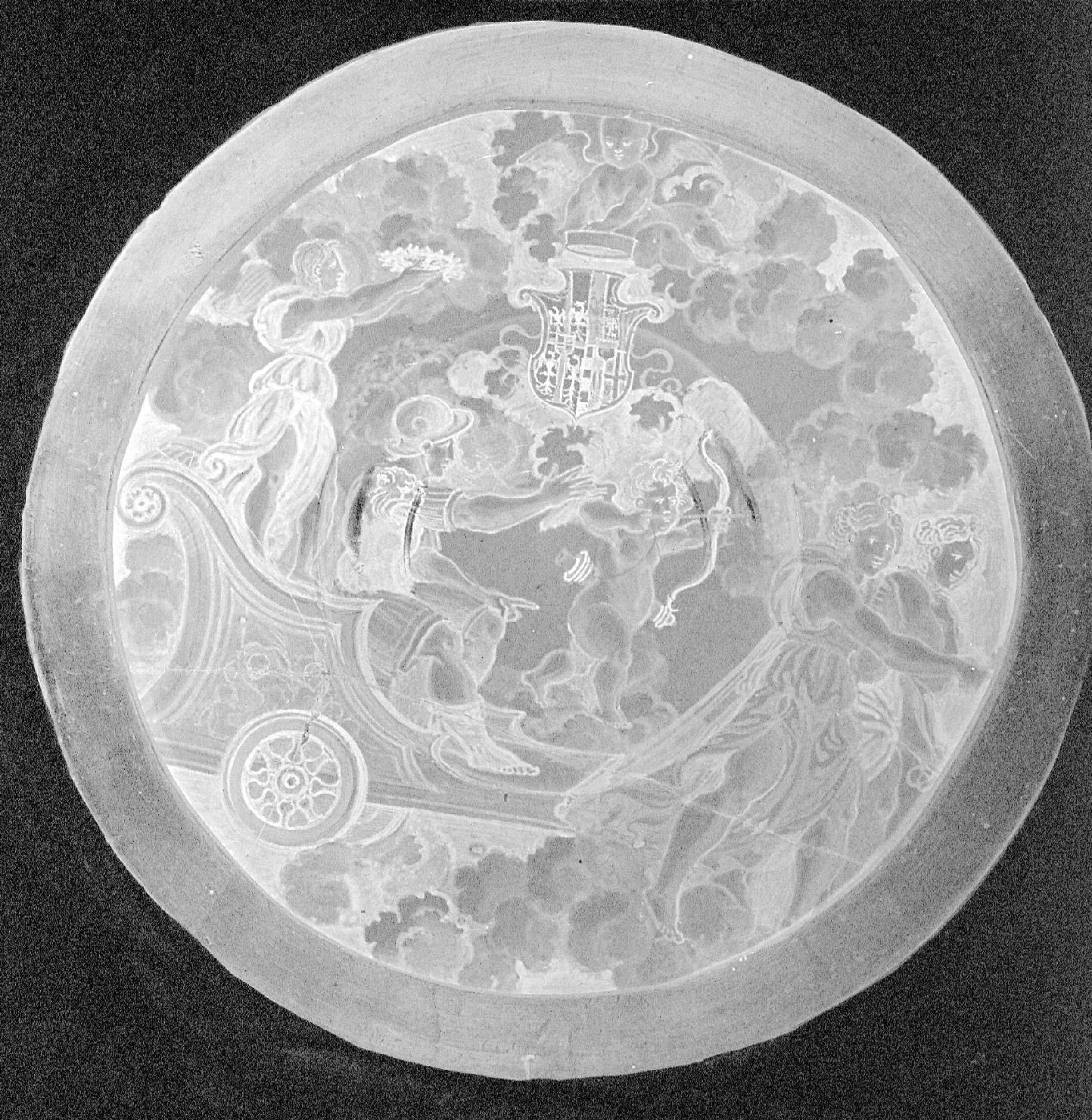 Ceramiche - Piatti - Esposizioni (negativo) di Pippi Giulio, detto Romano, Pellipario, Niccolò, Anonimo (XX)