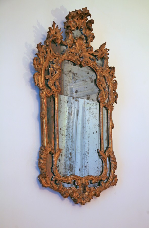 specchiera, coppia - ambito italiano (inizio sec. XVIII)