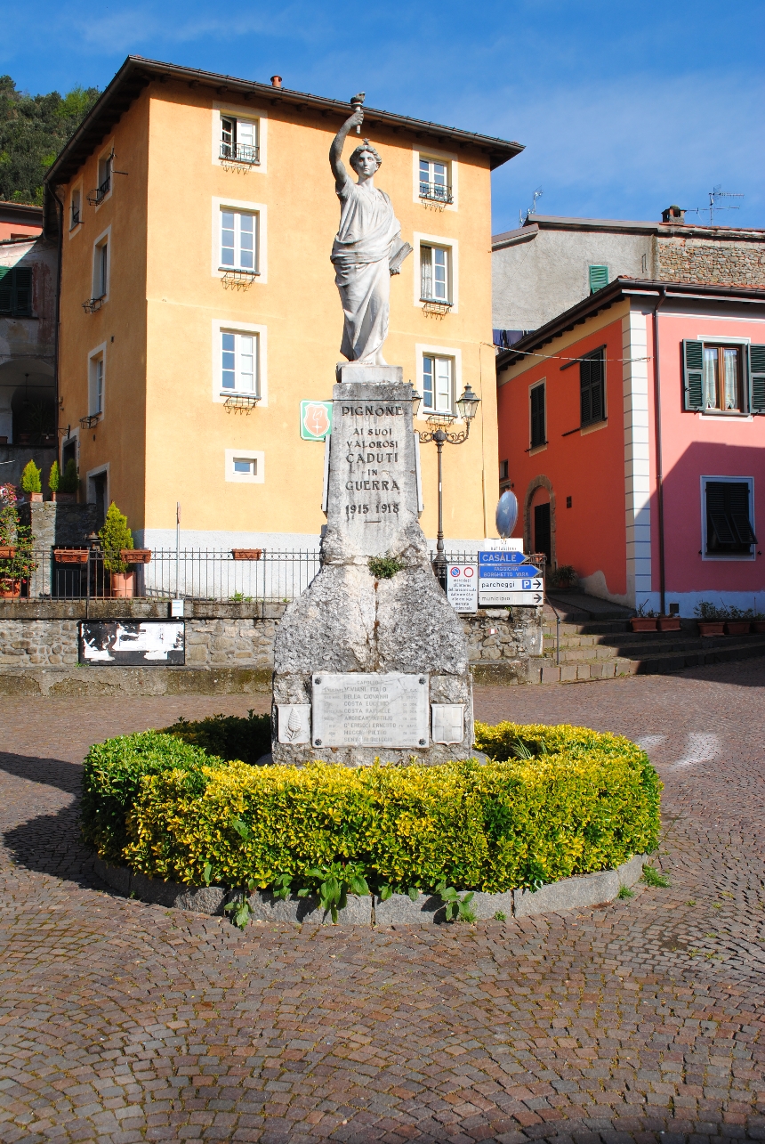 allegoria della patria (monumento ai caduti - a cippo) - ambito italiano (primo quarto XX)