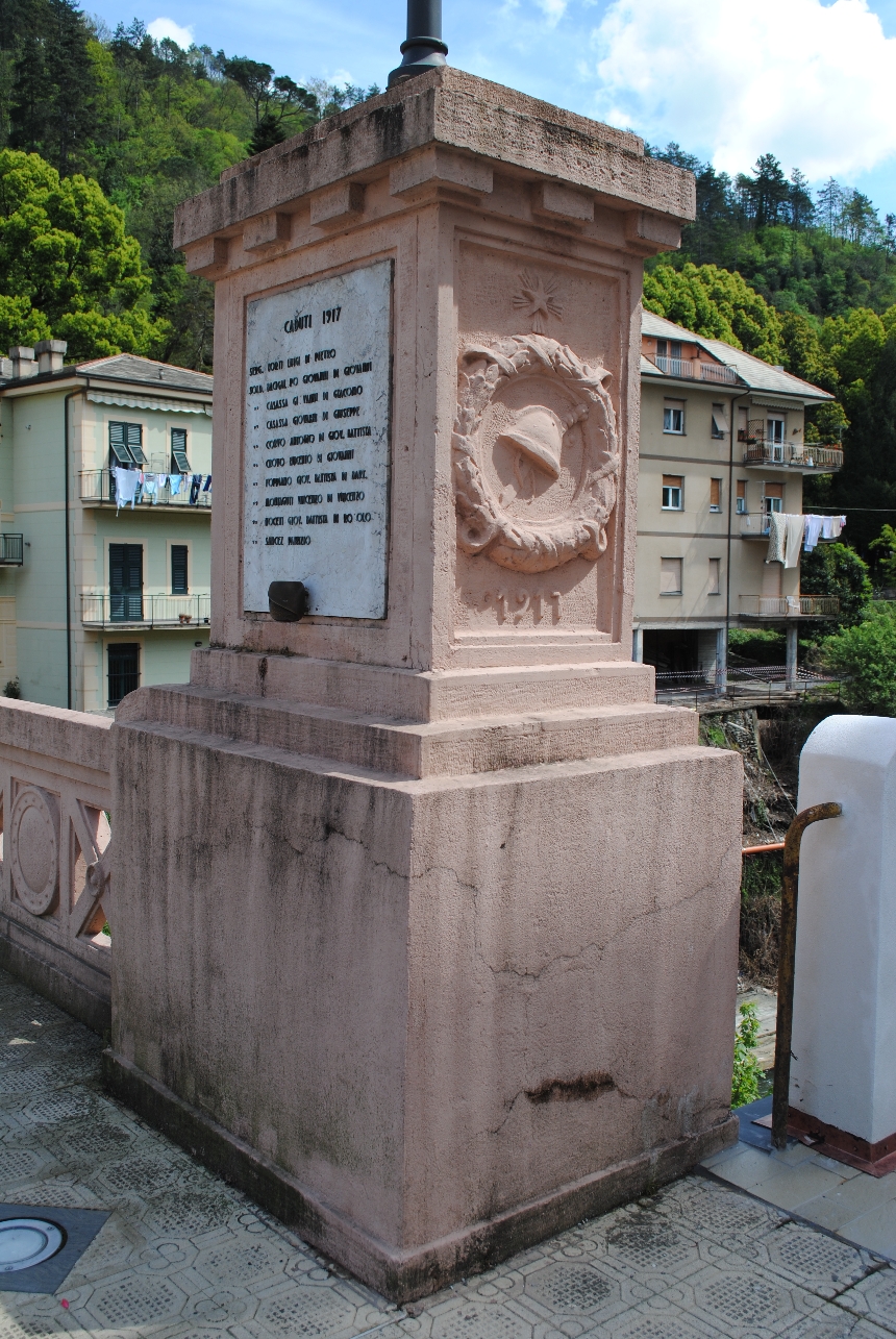 Ponte della Vittoria (monumento, ai caduti) - Cicagna (GE) 