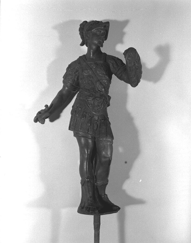 Marte (statuetta, opera isolata) di Aspetti Tiziano (maniera) (fine sec. XVI)