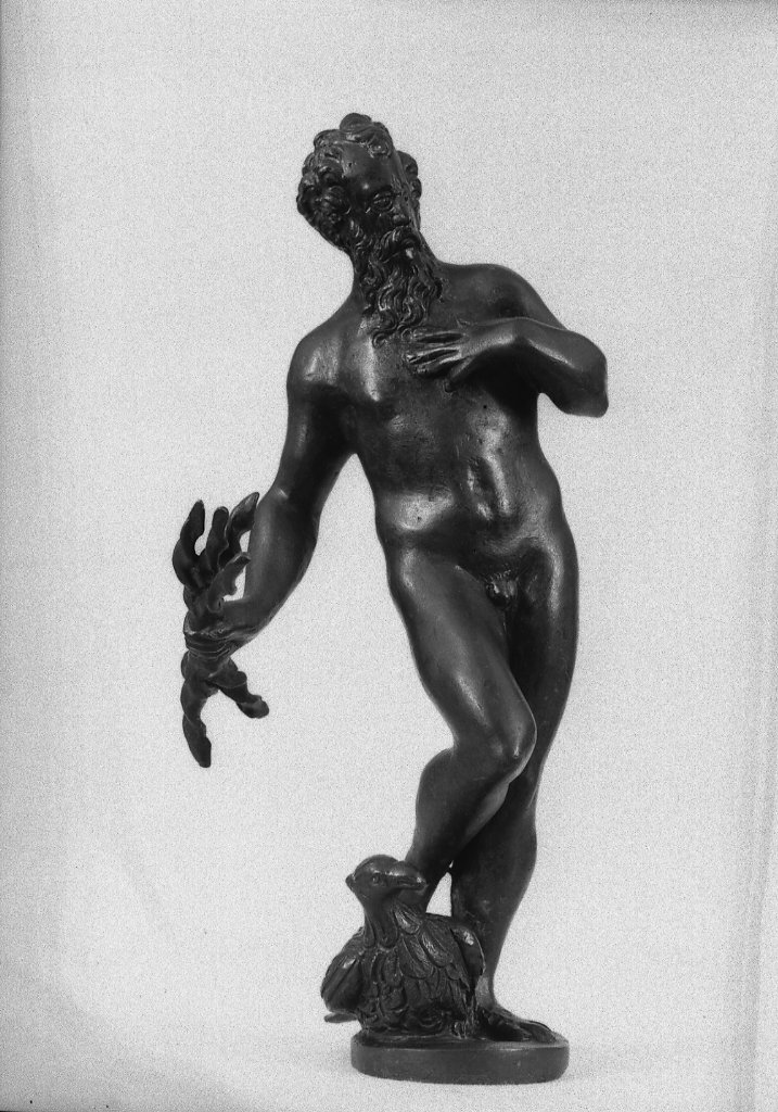 Giove (statuetta, opera isolata) - bottega veneziana (metà/ metà secc. XVI/ XVII)