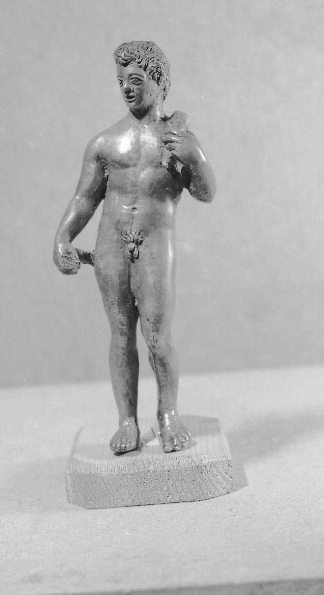 figura virile (statuetta, opera isolata) - ambito Italia settentrionale (inizio/ metà secc. XVI/ XVIII)