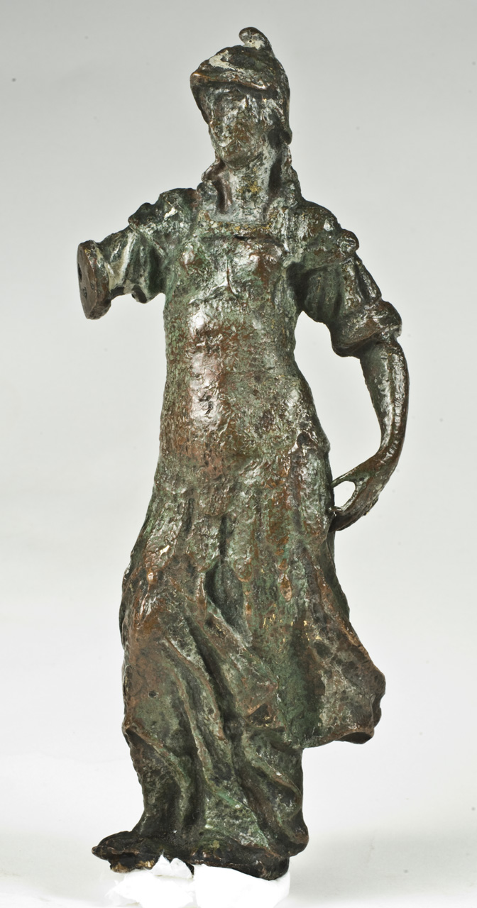 Minerva (statuetta, opera isolata) - bottega veneta (metà/ fine secc. XVI/ XVIII)