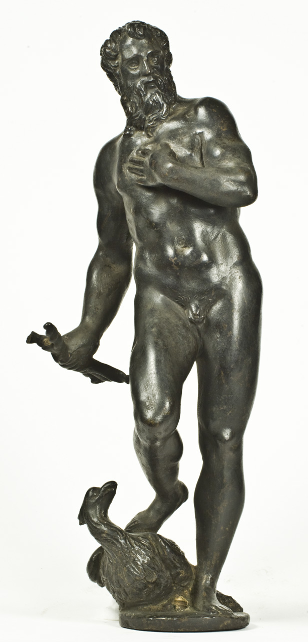 Giove (statuetta, opera isolata) di Vittoria Alessandro (attribuito) (ultimo quarto sec. XVI)