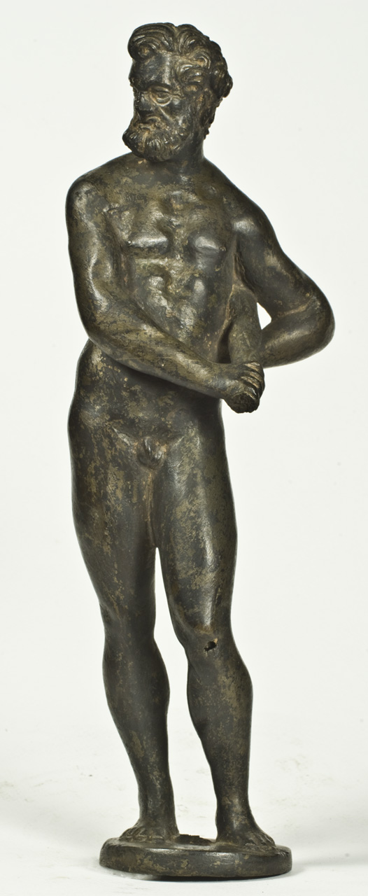 Ercole con clava (statuetta, opera isolata) di Roccatagliata Niccolò (bottega) (fine/ inizio secc. XVI/ XVII)