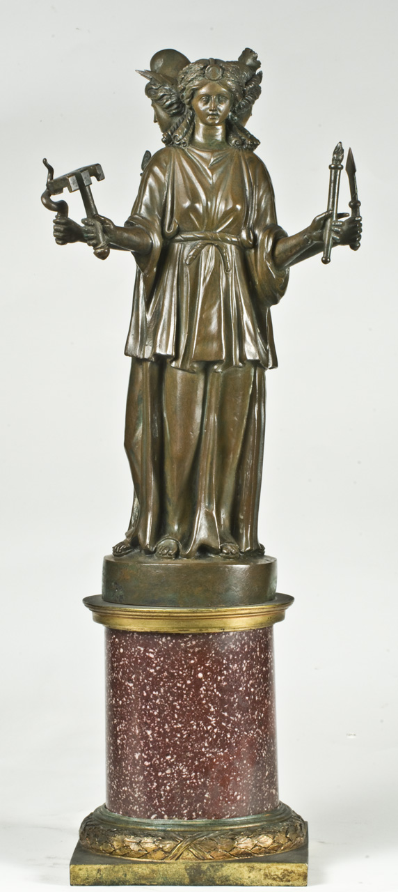 Ecate triforme (statuetta, opera isolata) - bottega Italia centrale (ultimo quarto sec. XVIII)